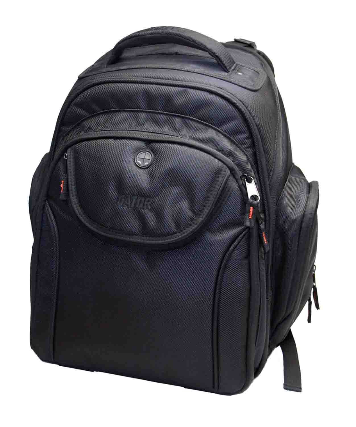 Gator Cases G-CLUB BAKPAK-LG G-CLUB Style Backpack Bag for Laptop, Serato Interface, Mixer/Cd Player - Hollywood DJ