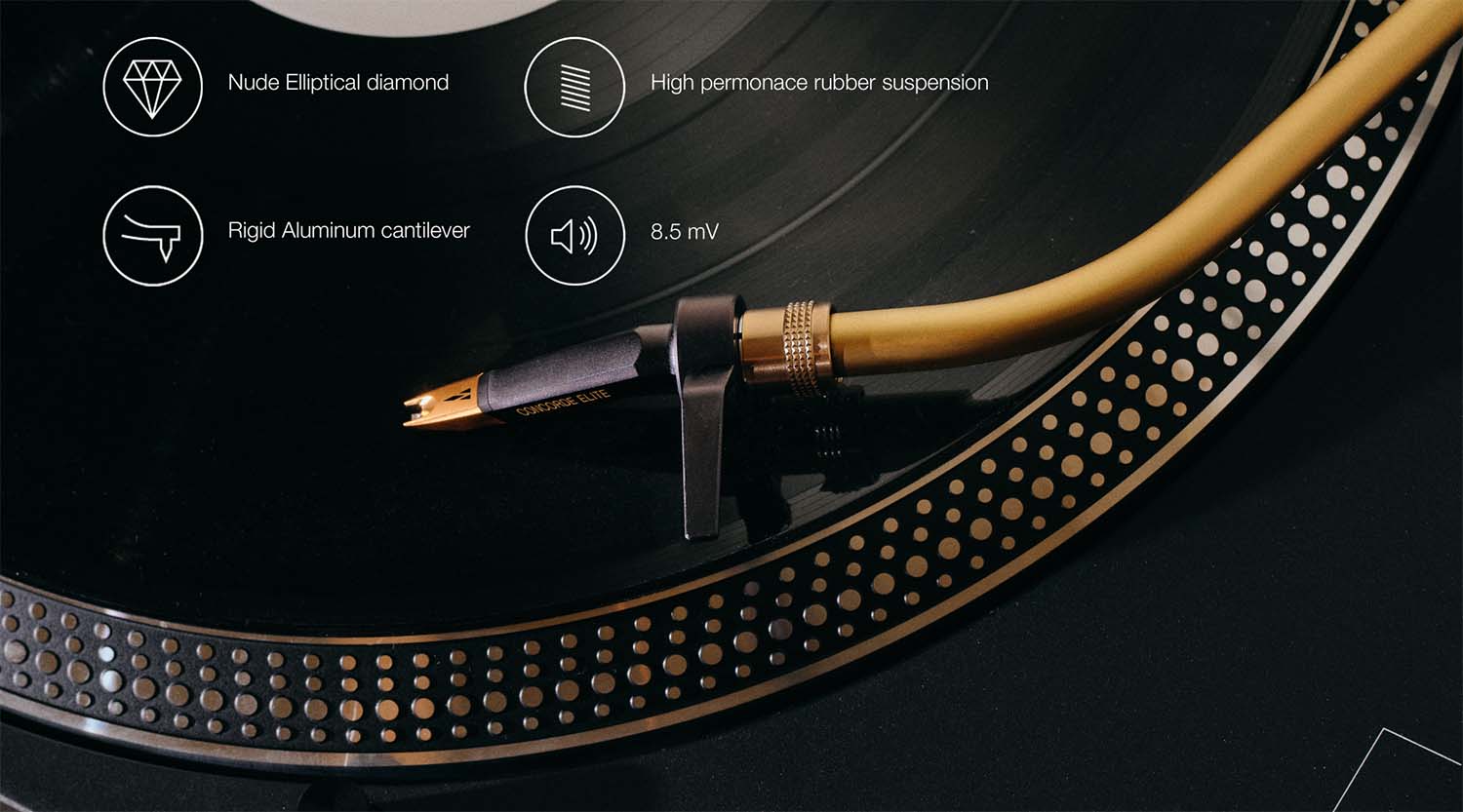 Ortofon Concorde ELITE Single Moving Magnet DJ Cartridge - Hollywood DJ