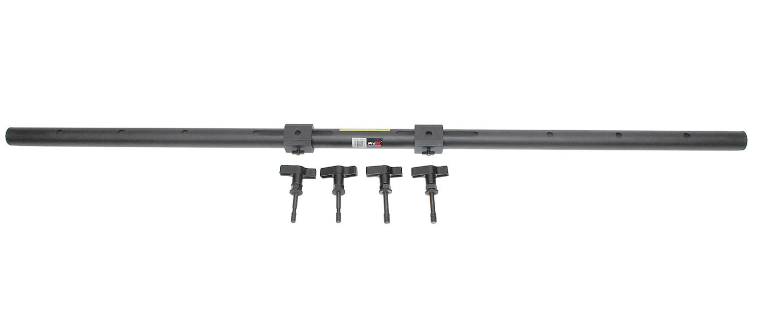 ProX X-SPLSTBAR-5FT Universal Light Bar Mounting System for Point Source PA Speakers with Fly-points - 5 Feet - Hollywood DJ