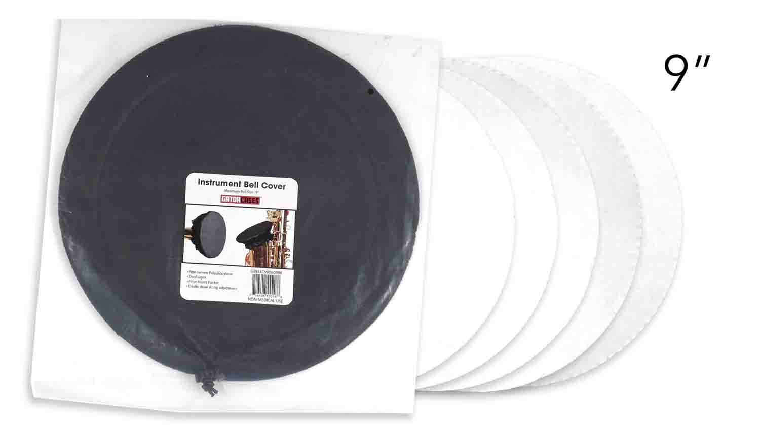 Gator Cases GBELLCVR0809FILTER 9" MERV 13 Filters - 5 Pack - Hollywood DJ