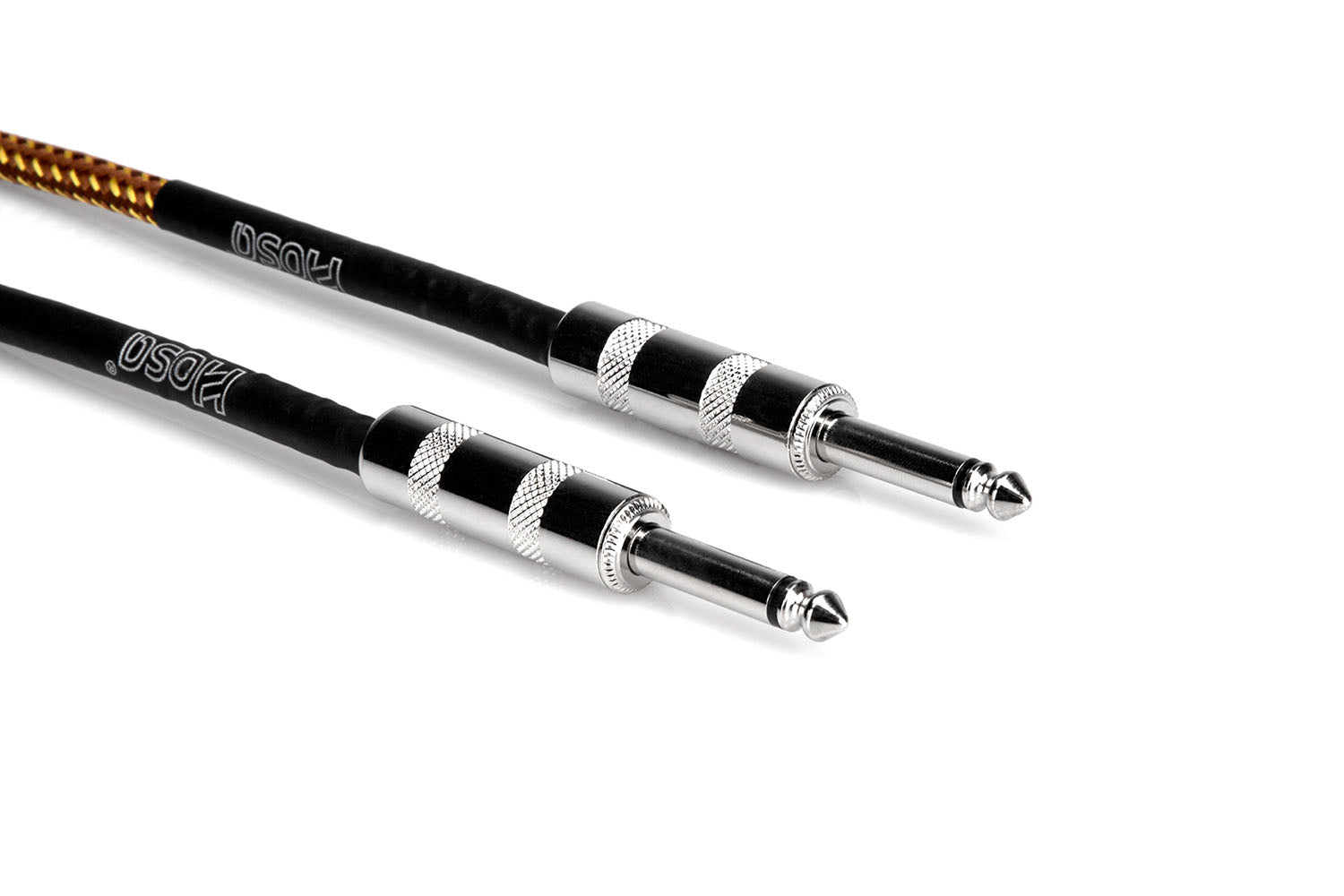 Hosa GTR-518 Straight to Same Tweed Guitar Cable (18 Feet) - 2 Pack Hosa
