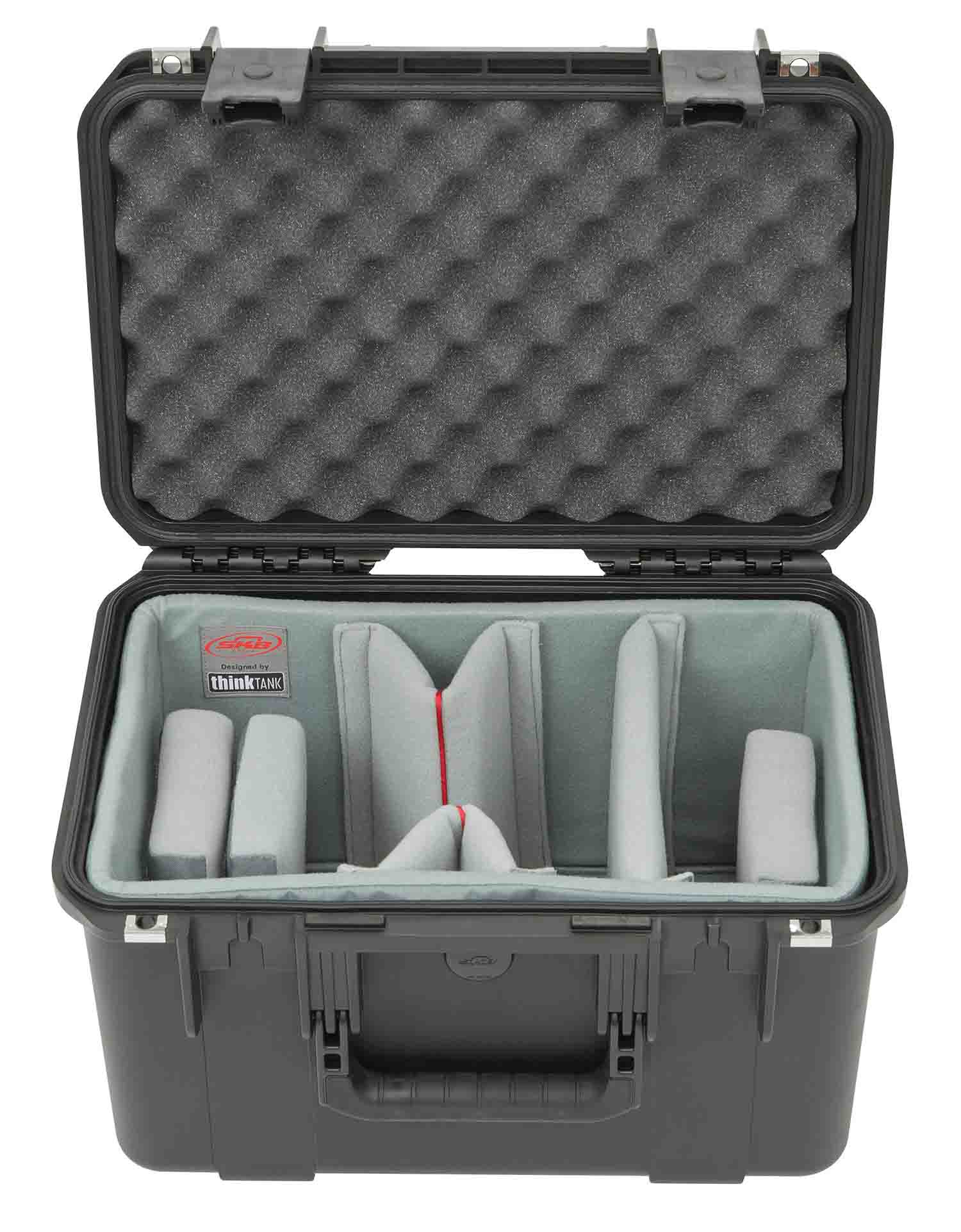 SKB Cases 3i-1610-10DT Waterproof Case with Video Dividers and Lid Foam - Black - Hollywood DJ