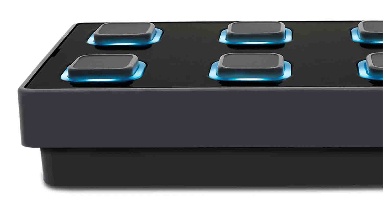 Visual Productions B-Station2 Advanced Wall Mount Panel with Backlit Push Buttons - Hollywood DJ