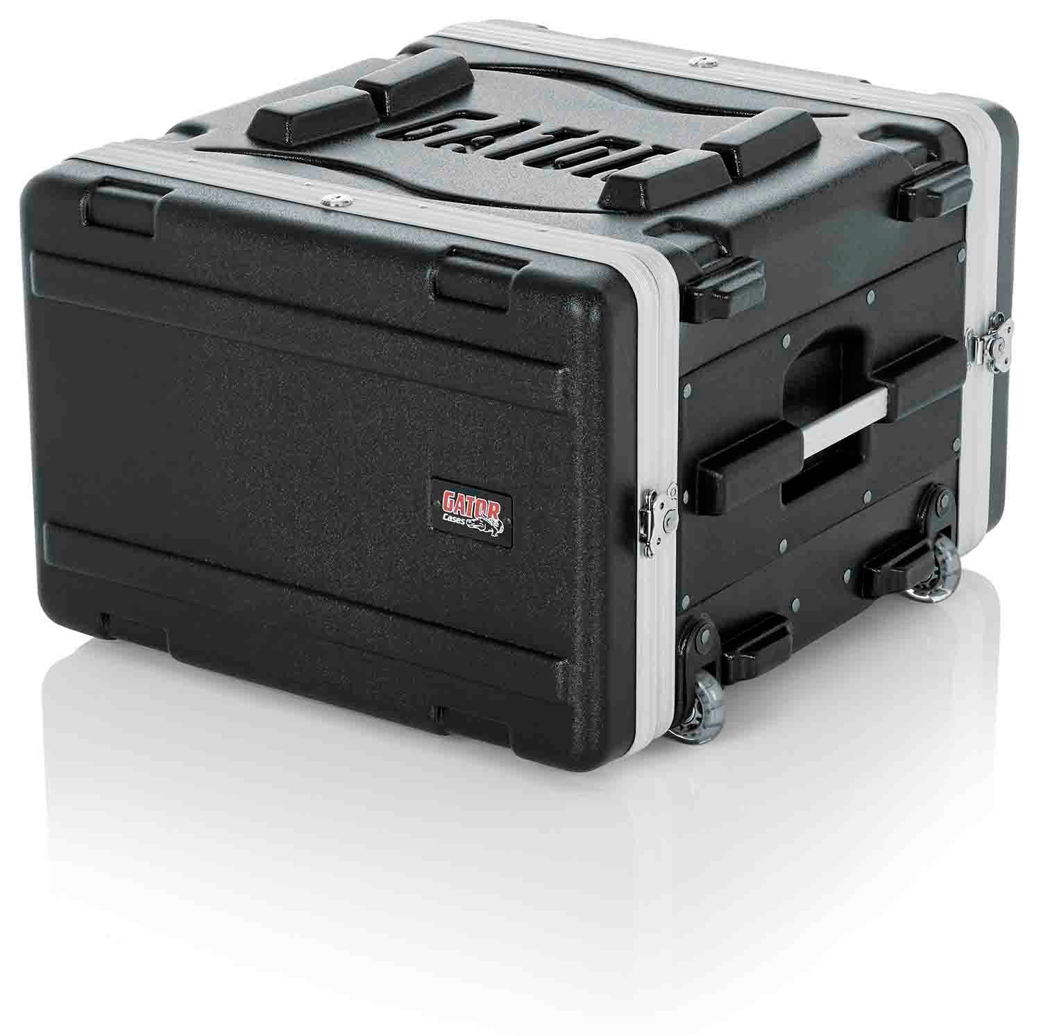 Gator Cases GRR-6PL-US Powered Rolling Molded 6U Rack Case - Hollywood DJ