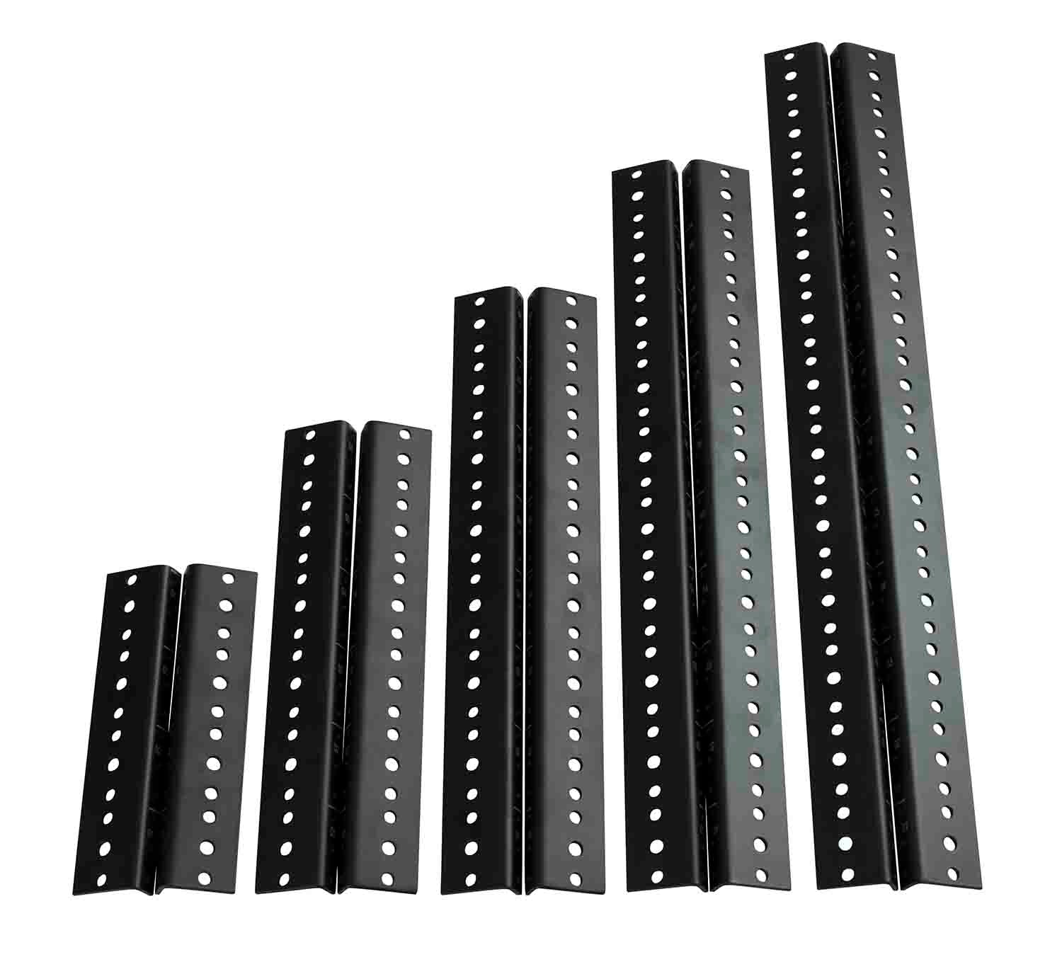 Gator Cases GRW-RACKRAIL-12U Rack Rails 12U - Pair - Hollywood DJ