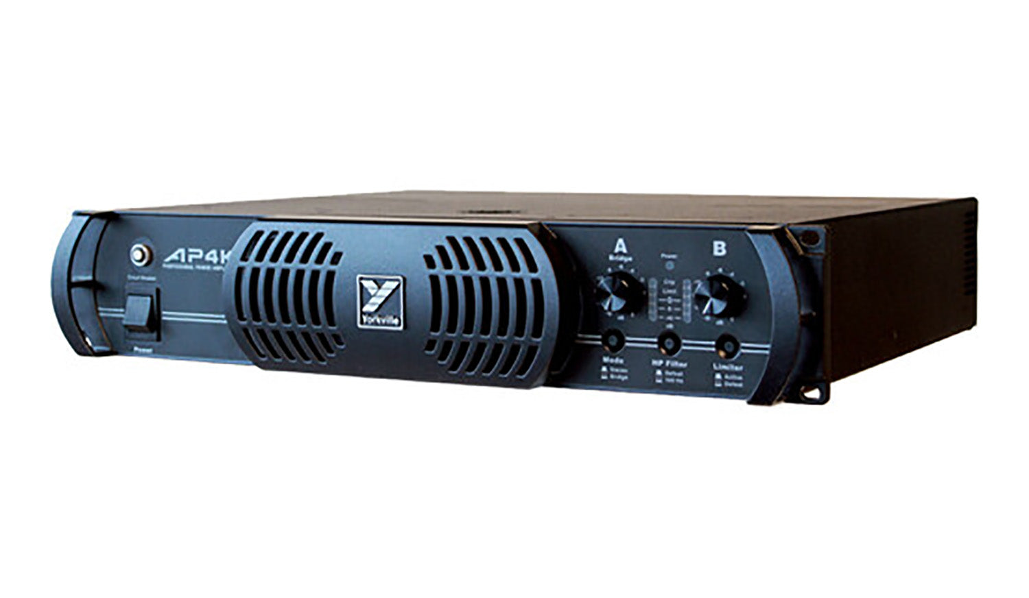 Yorkville Sound AP4K, 2RU Audio Pro Stereo Power Amplifier - 2x1800W - Hollywood DJ