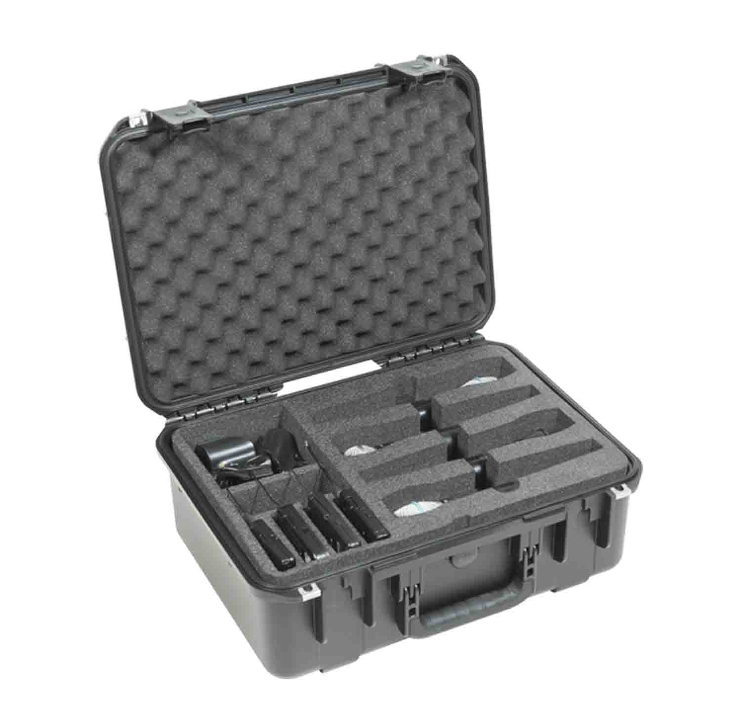 SKB Cases 3i-1813-7WMC iSeries Waterproof Case for 8 Wireless Microphones - Hollywood DJ