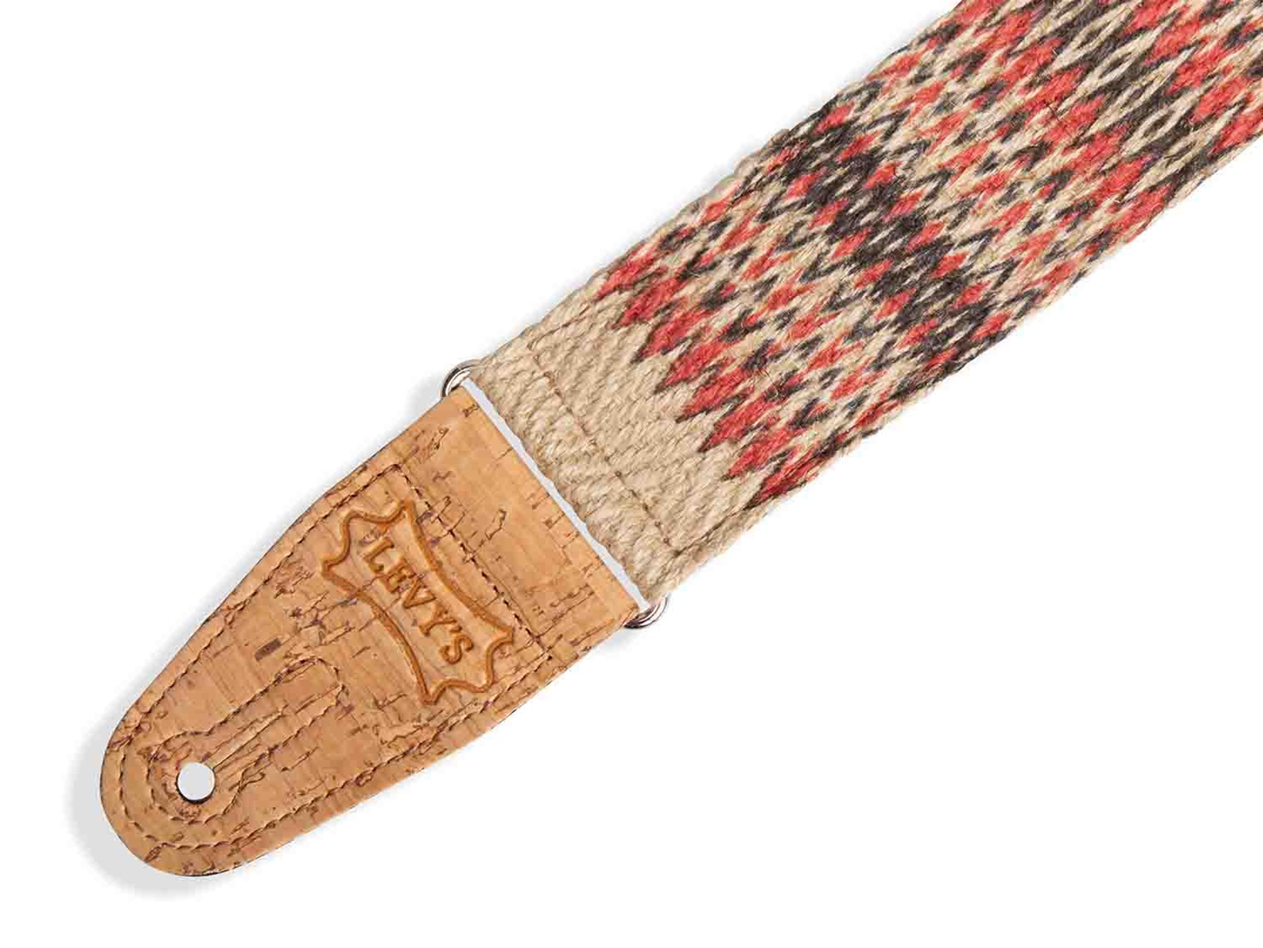 Levy's Leathers MH8P-006 2″ Hemp Vegan Guitar Strap with Printed Towers Design - Hollywood DJ