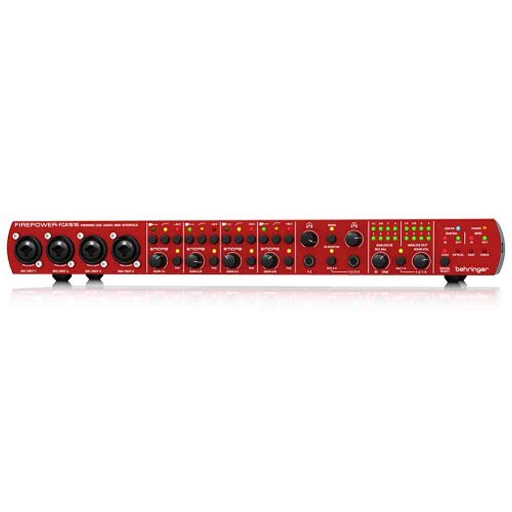 Behringer FCA1616 Audiophile 16 in/out 24 Bit USB Audio/MIDI Interface w/ADAT/MIDAS Pre - Hollywood DJ