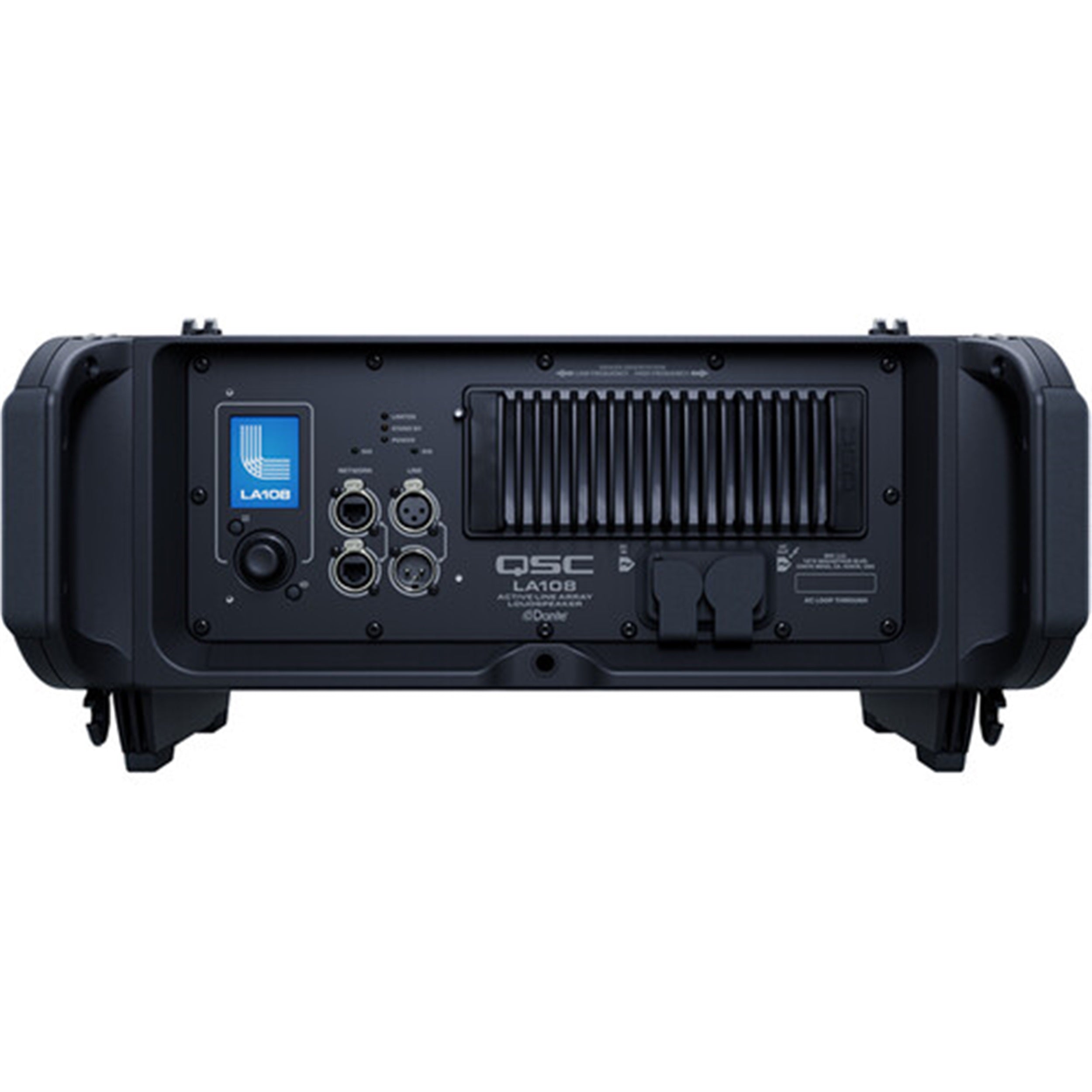 QSC LA108, 8" Powered Line Array Loudspeaker Package with Array Frame QSC