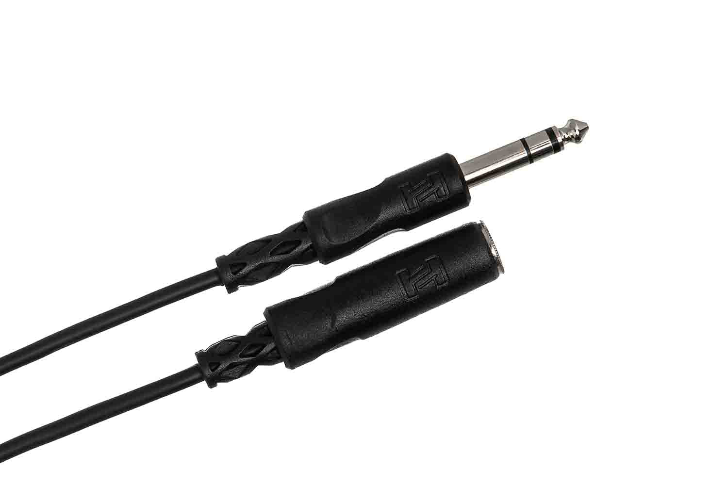 Hosa HPE-325 Headphone Extension Cable1/4 in TRS to 1/4 in TRS - 25 Feet - Hollywood DJ