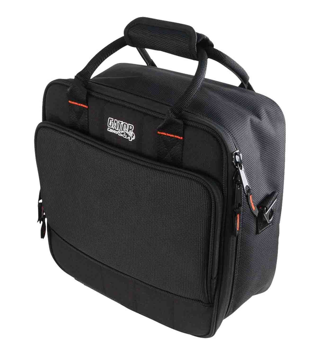 Gator Cases G-MIXERBAG-1212 Updated Padded Nylon DJ Bag for Mixer and DJ Equipment - 12″ X 12″ X 5.5″ - Hollywood DJ