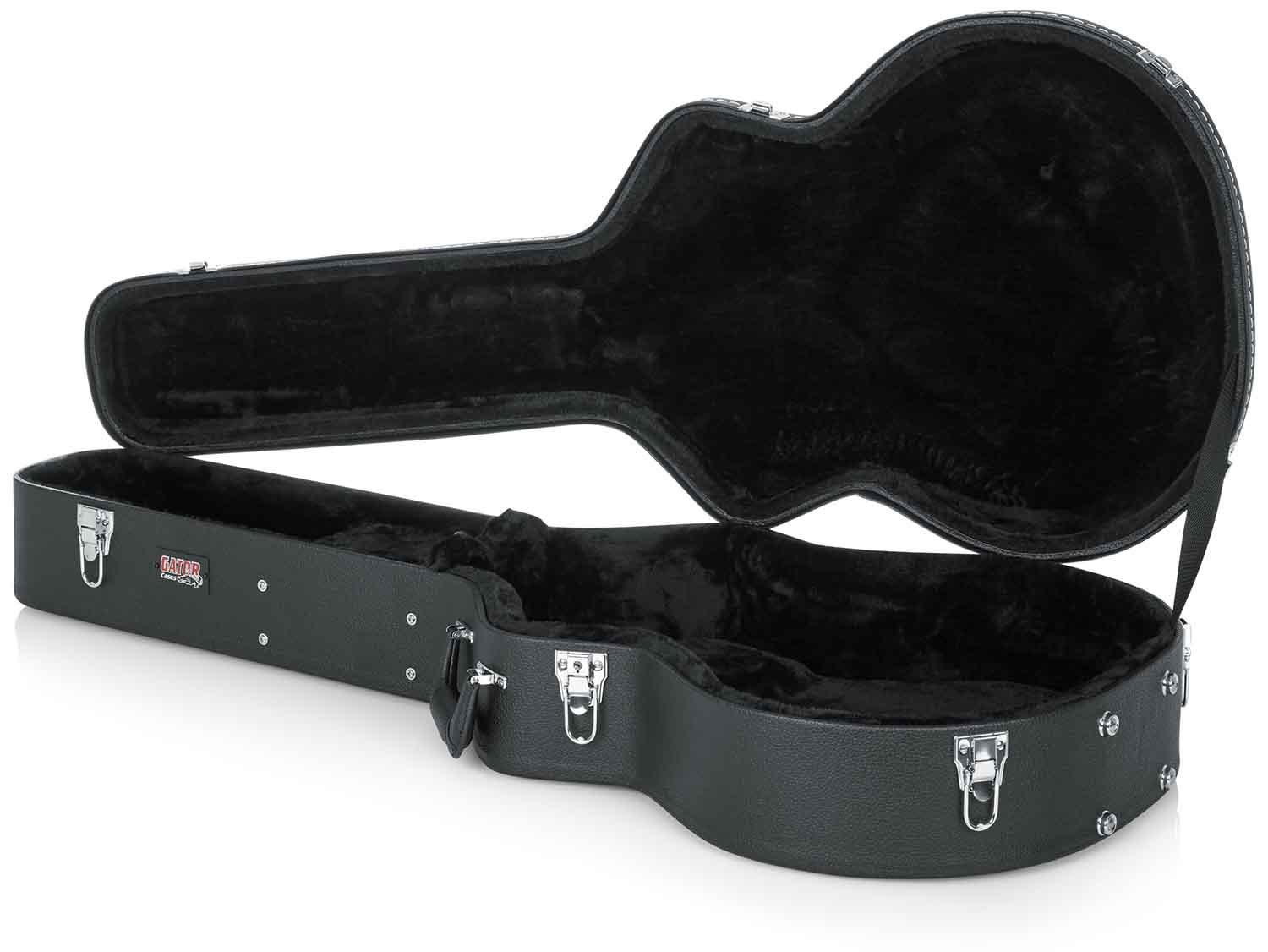 Gator Cases GW-JUMBO Deluxe Wood Case for Jumbo Acoustic Guitars - Hollywood DJ