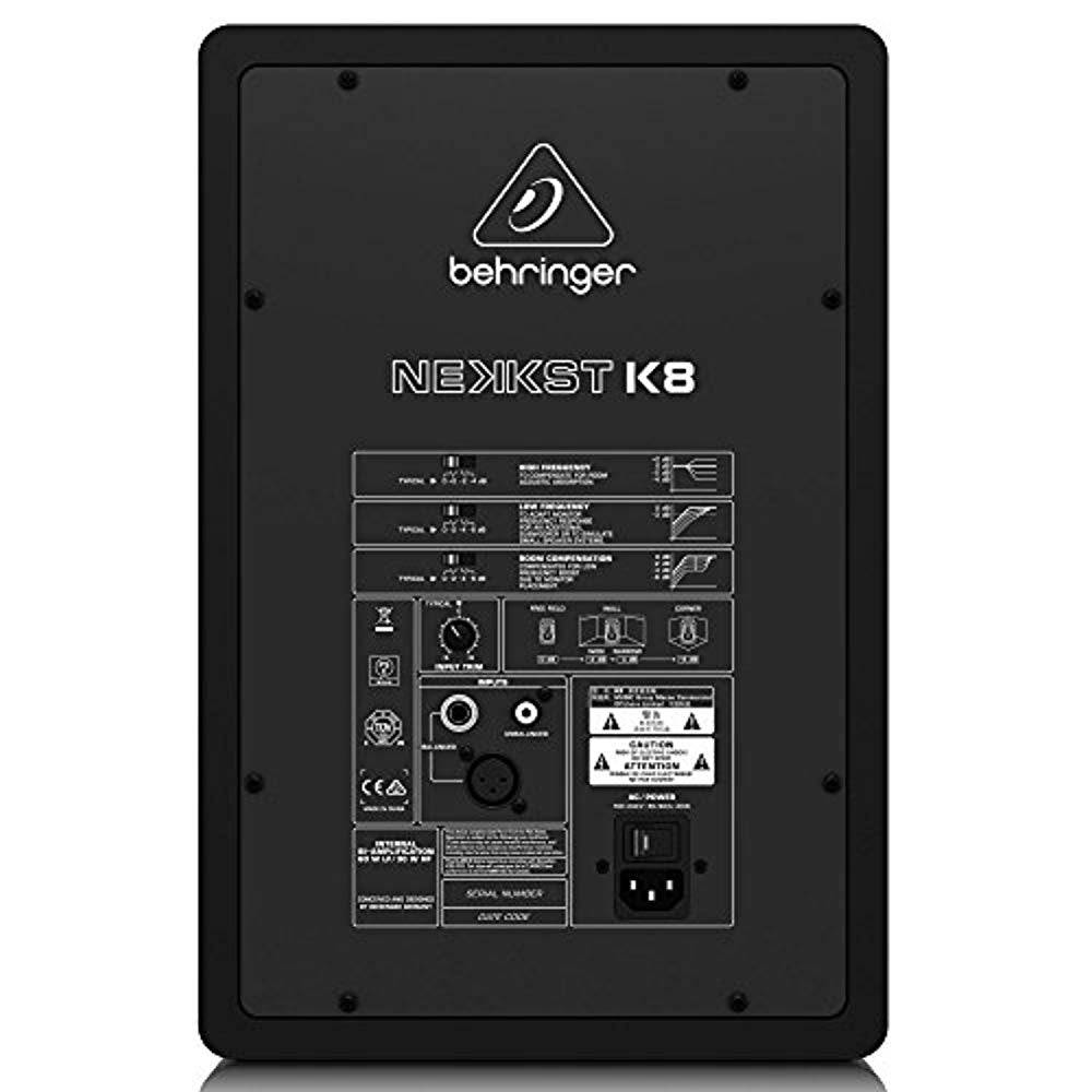 Behringer K-8 Audiophile Bi-Amped 8 Studio Monitor - Hollywood DJ