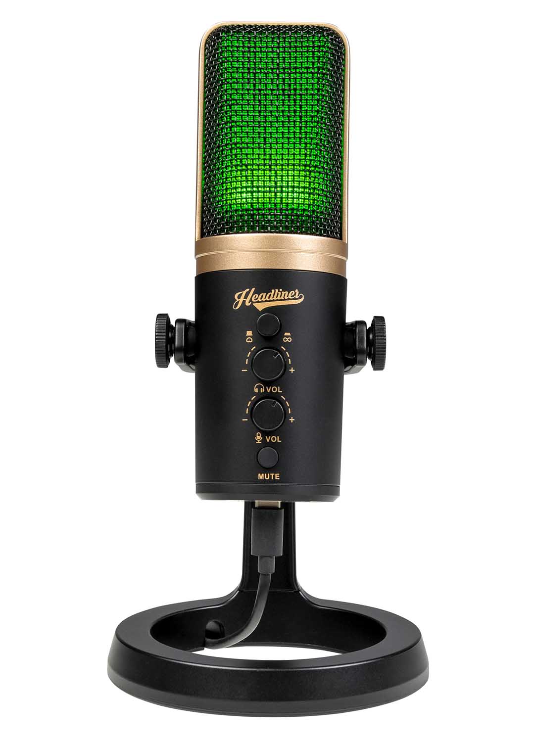 Headliner HL90510 Roxy Stereo USB Condenser Microphone - Podcast - Hollywood DJ