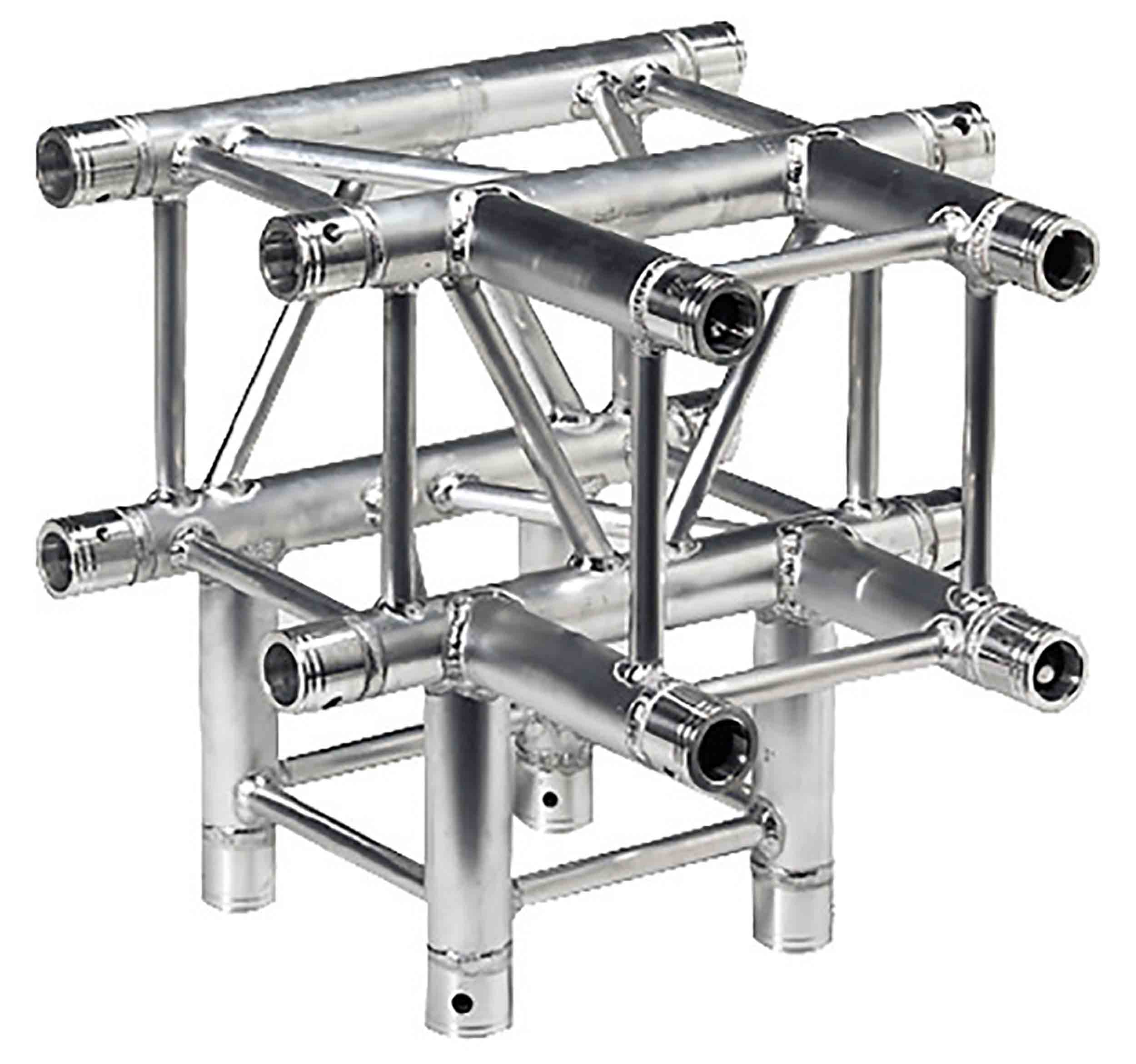 Global Truss SQ-4130, Four Way T-Junction for F34 Square Truss - Hollywood DJ