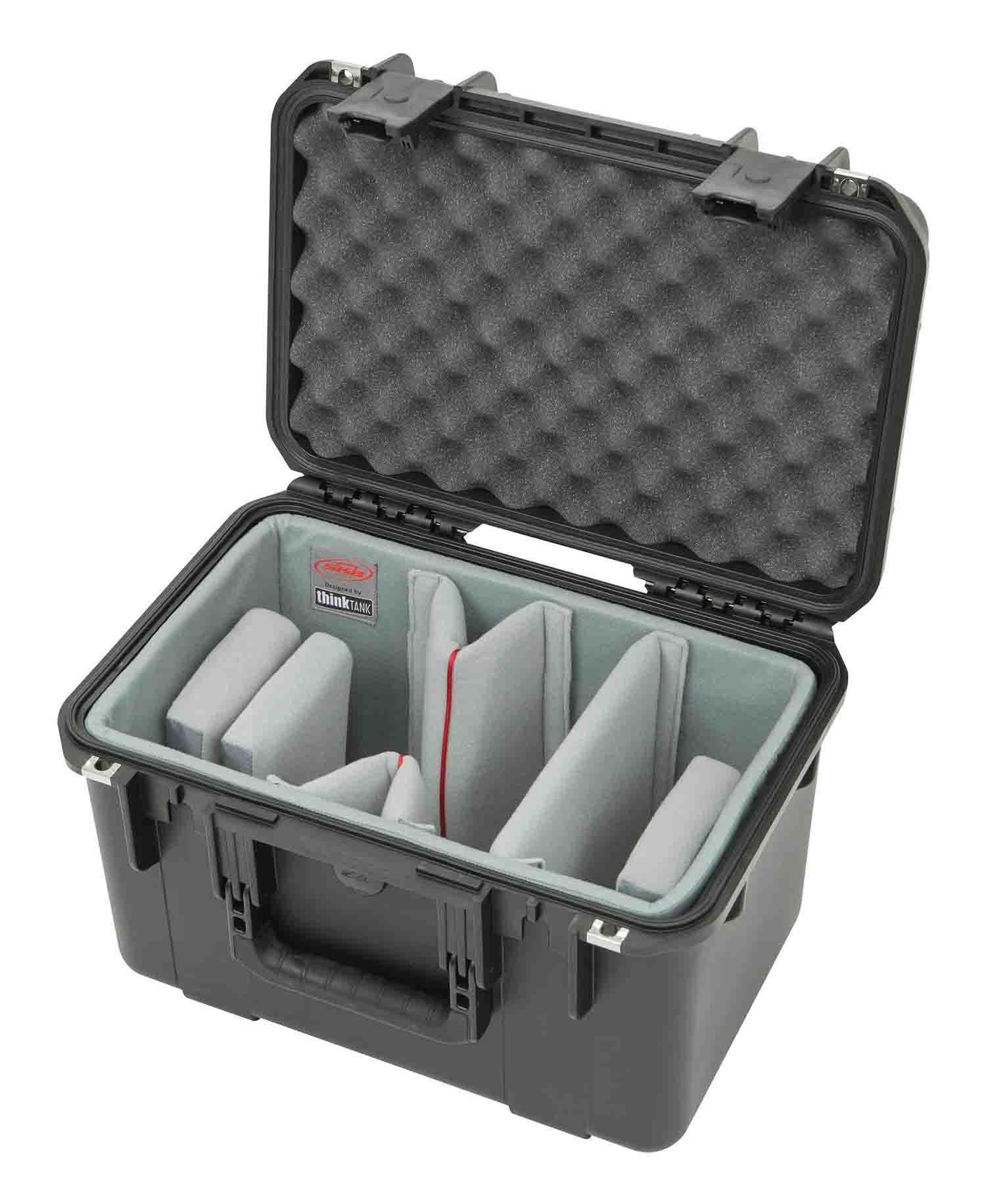SKB Cases 3i-1610-10DT Waterproof Case with Video Dividers and Lid Foam - Black - Hollywood DJ