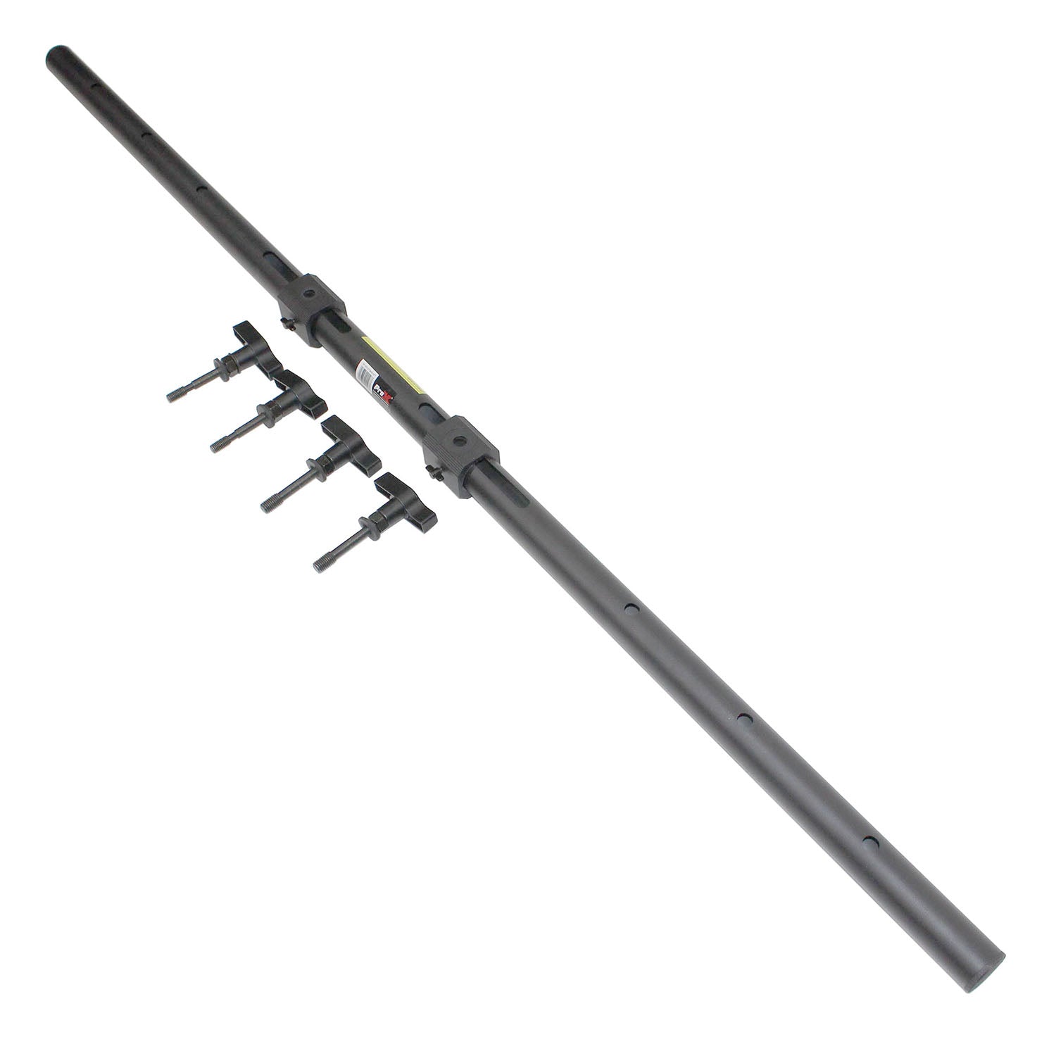 ProX X-SPLSTBAR-5FT Universal Light Bar Mounting System for Point Source PA Speakers with Fly-points - 5 Feet - Hollywood DJ