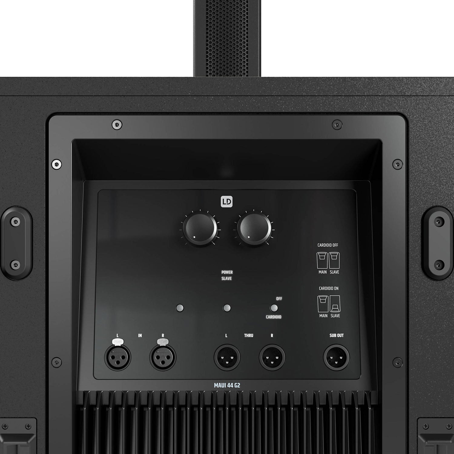 LD System MAUI 44 G2 Cardioid Powered Column Loudspeaker - Hollywood DJ