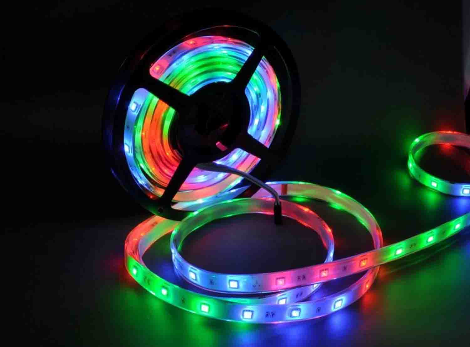 ProX X-S5050-60RGB-W, Roll of 300 SMD 5050 LED RGB IP65 - 16Feet - Hollywood DJ