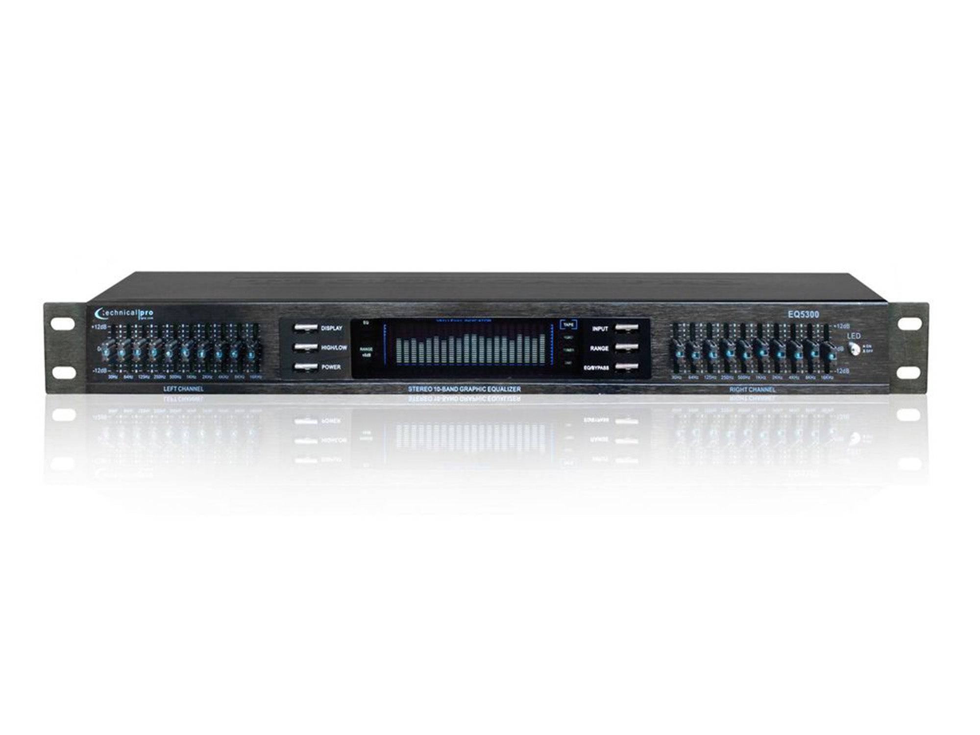 Technical Pro EQ5300 Dual 10 Band Equalizer - Hollywood DJ