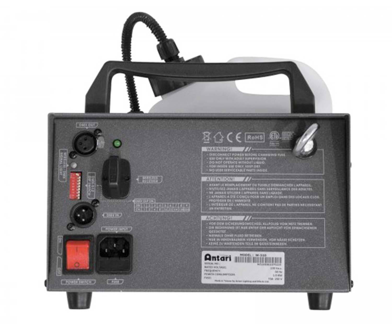 Antari W-510, 1000 Watt Professional Wireless Fog Machine - Hollywood DJ