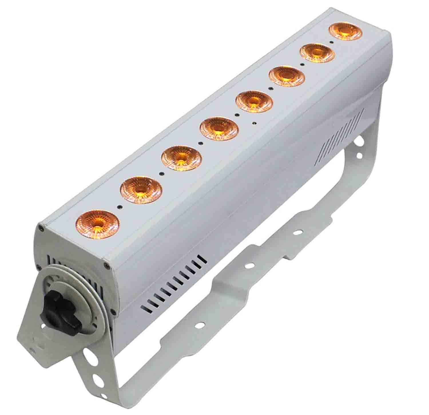 ProX X-BARC8WDBX4 Alcon Bar 8x 5in1 RGBWA 10W LED Light Battery Powered Wireless DMX - Hollywood DJ
