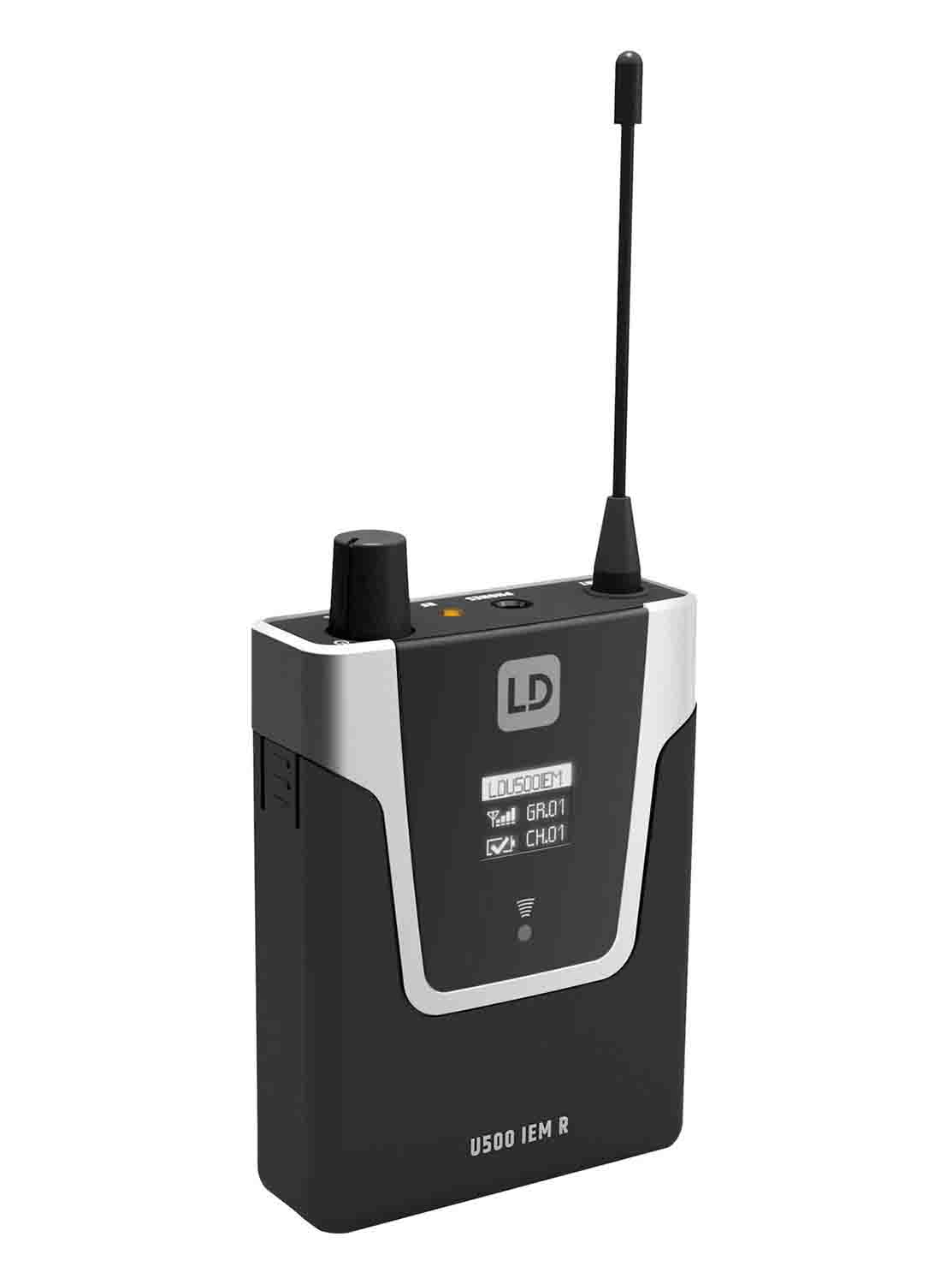 LD Systems U505.1 IEM Wireless In-Ear Monitoring System - 514 to 542 MHz, EU Power - Hollywood DJ
