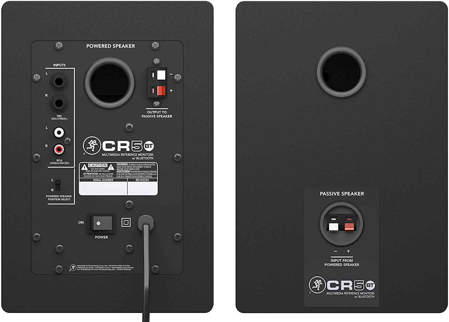 B-Stock: Mackie CR5BT Studio Monitor with Bluetooth - Pair - Hollywood DJ