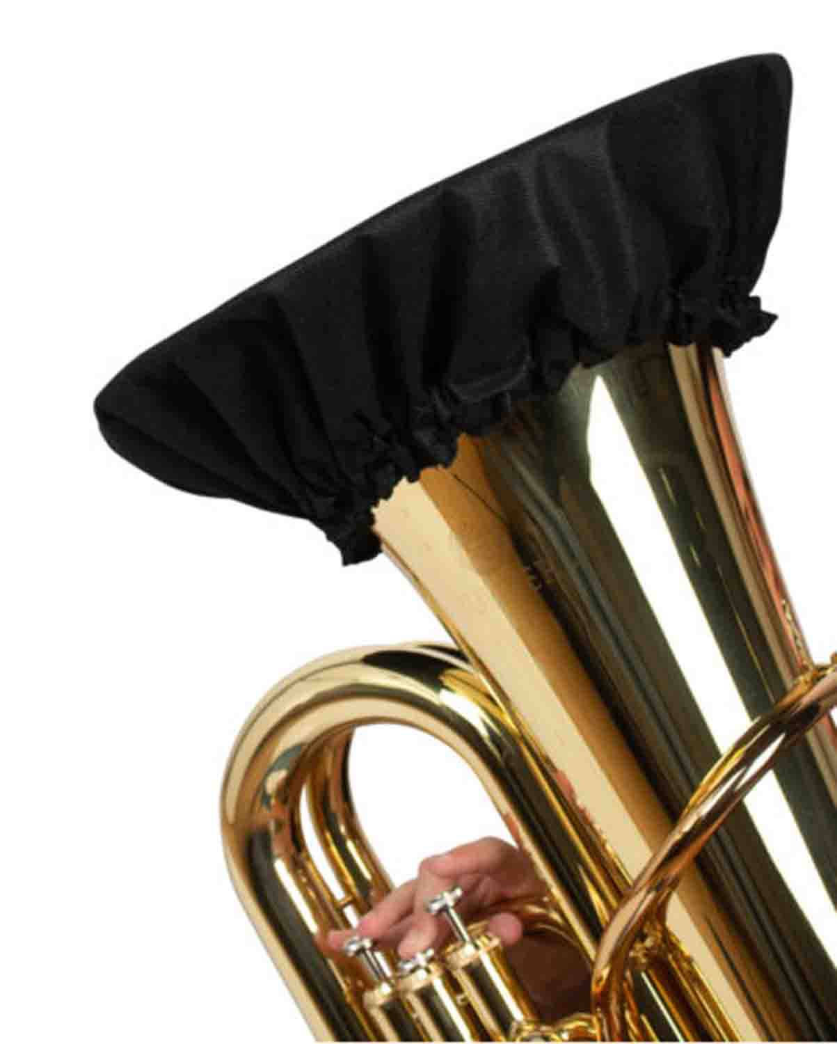 Gator Cases GBELLCVR1011BK 10-11 Inches Double Layer Bell Cover with MERV 13 Filter - Black - Hollywood DJ