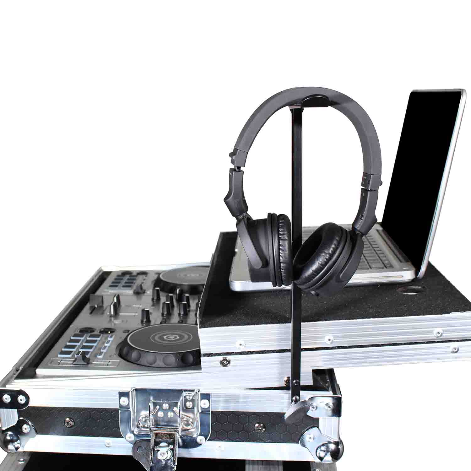 ProX X-HH815 Headphone Pole Stand for Cases 12" Shaft with Rotating Hook - Hollywood DJ