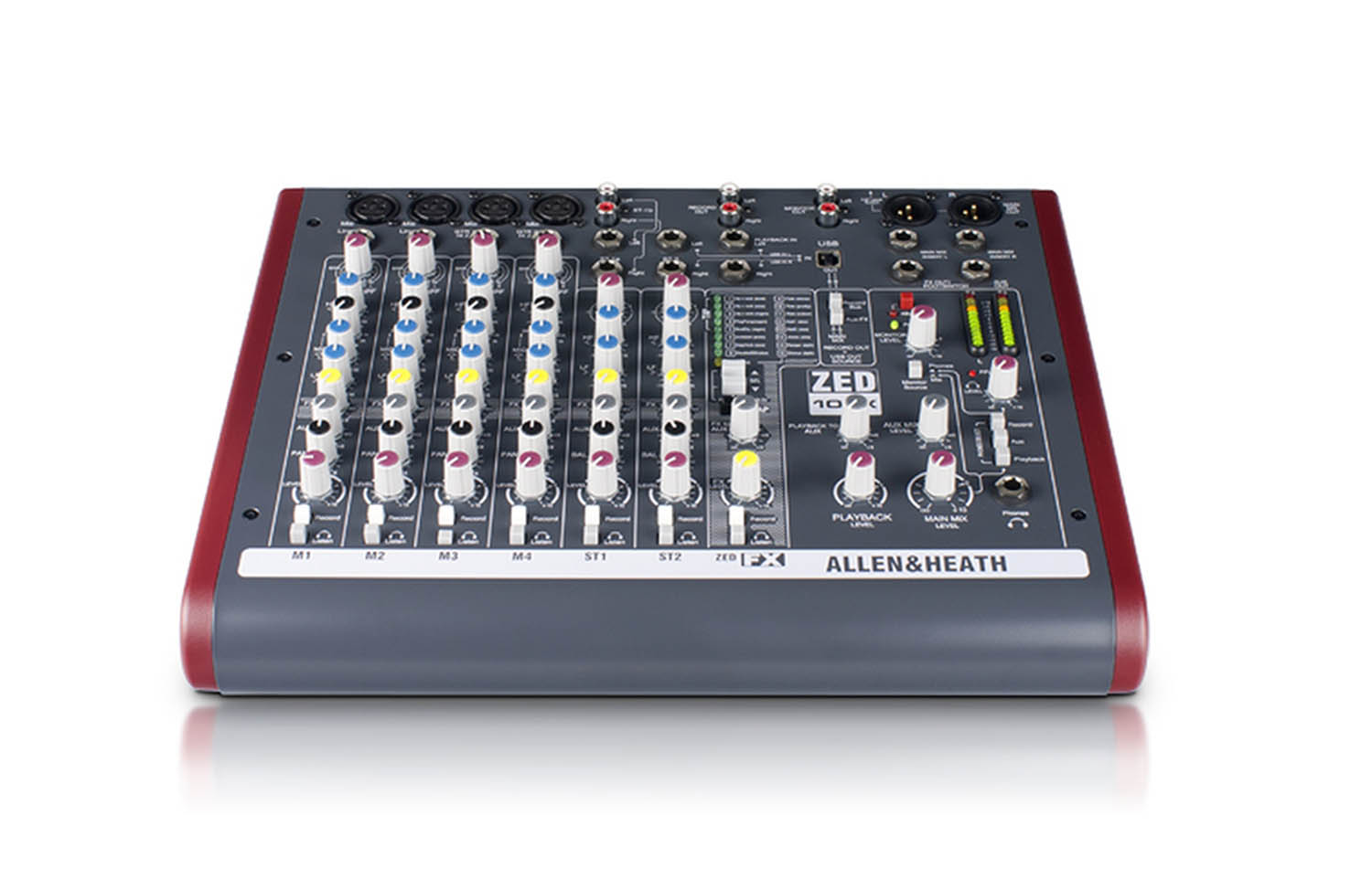Allen & Heath AH-ZED-10FX Multipurpose Mixer with FX for Live Sound and Recording - Hollywood DJ