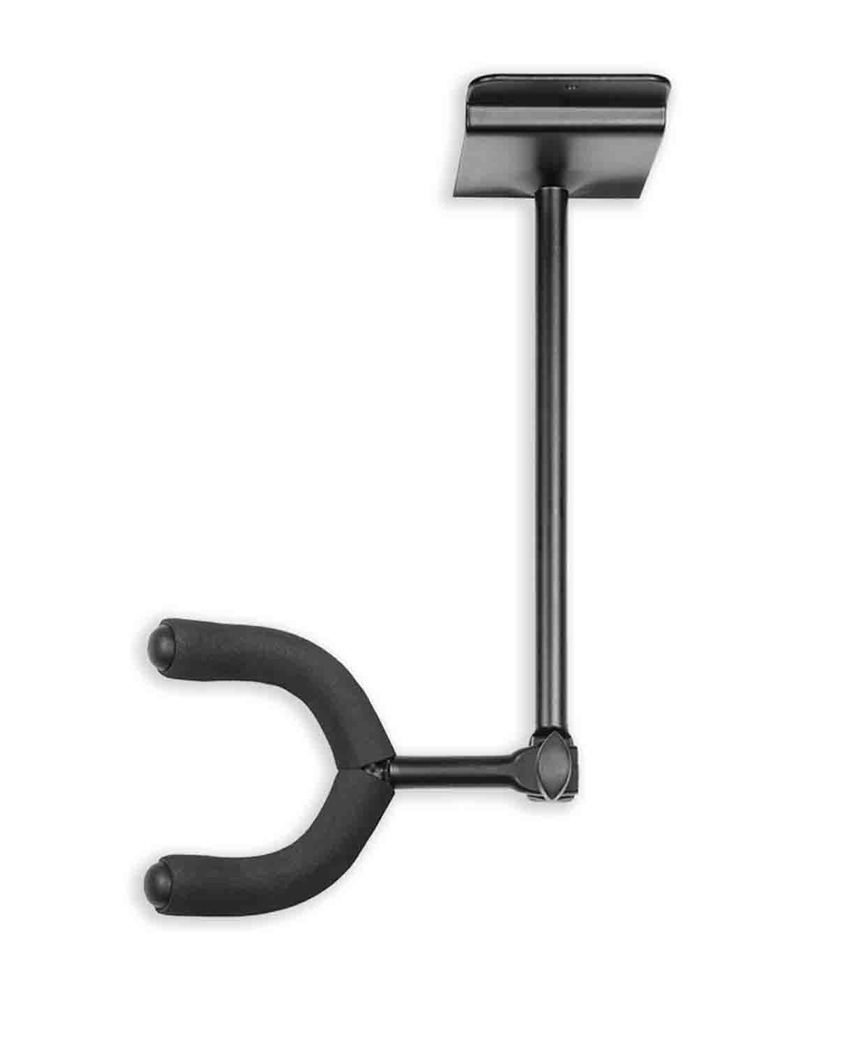 Levy's Leathers LVY-SLATHNGR01-BLK Adjustable Slatwall Guitar Hanger Yoke - Black - Hollywood DJ