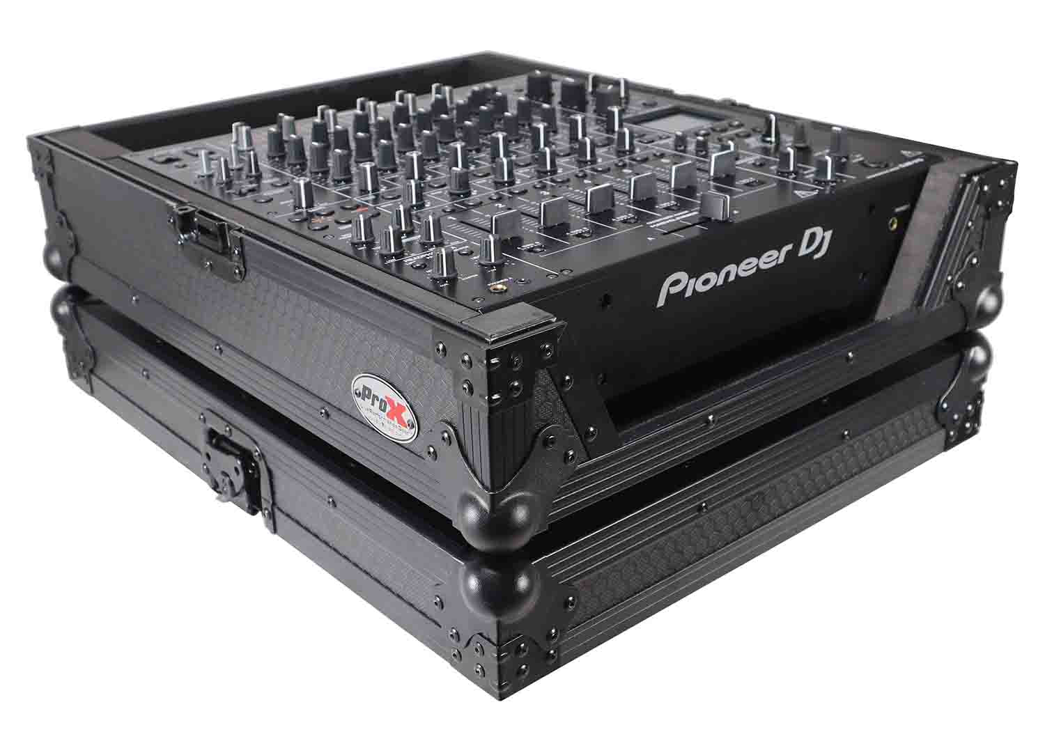 ProX XS-V10A9 BL ATA Style Flight Road Case for Pioneer DJM-A9 & DJM-V10 DJ Mixer in Black - Hollywood DJ