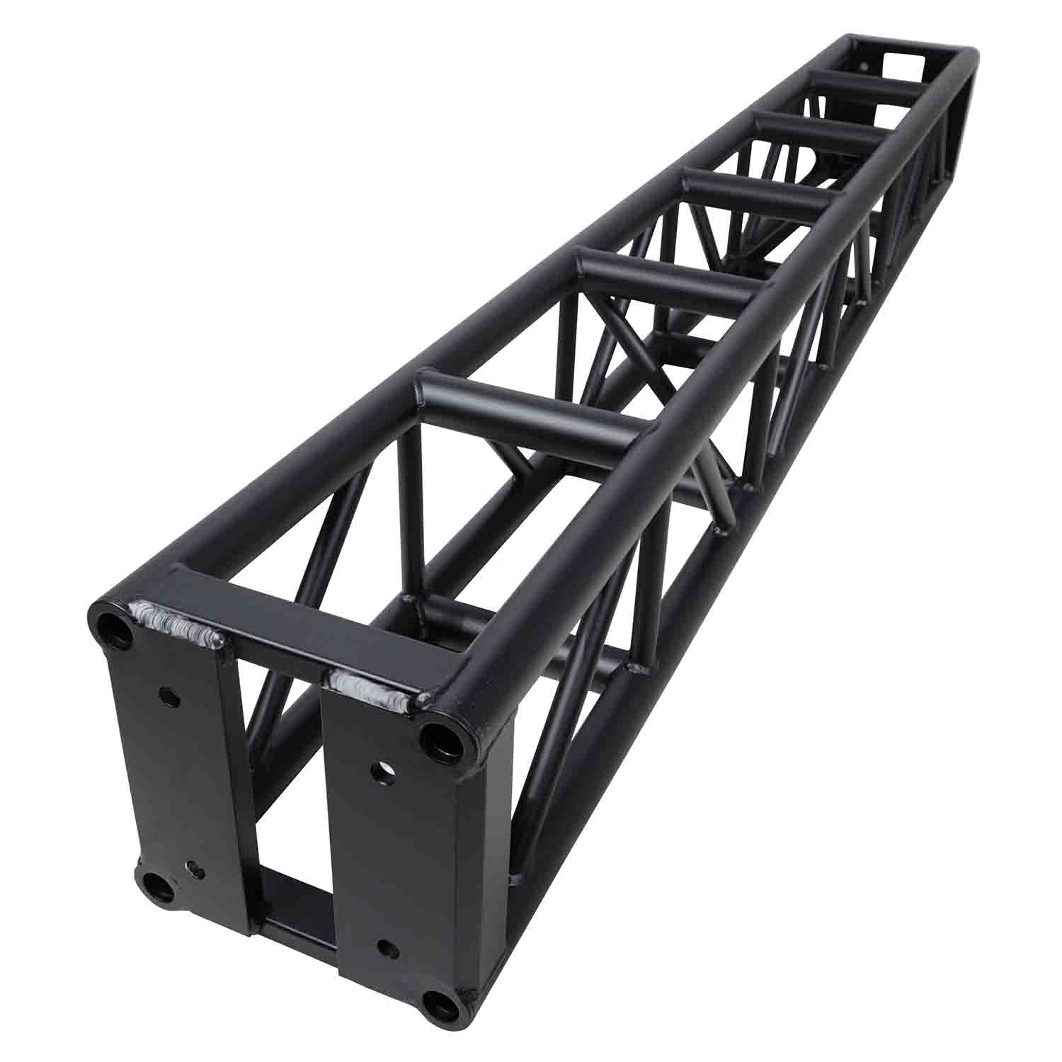 ProX XT-BT1208 BLK, 3mm Wall BoltX Black Bolted 12 Inch Professional Box Truss Segment - 8 Feet - Hollywood DJ