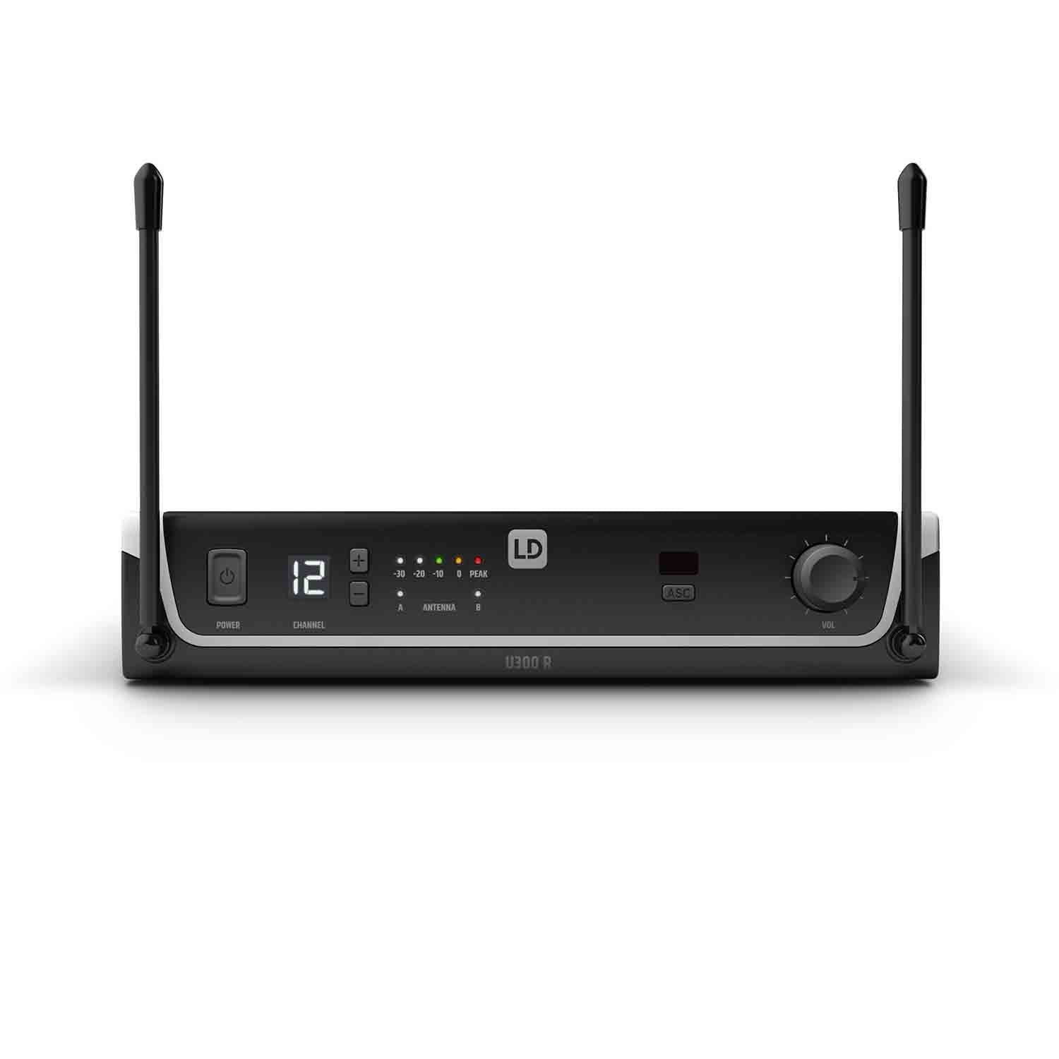 LD Systems U305.1 R, 12-Channel UHF Receiver - Hollywood DJ