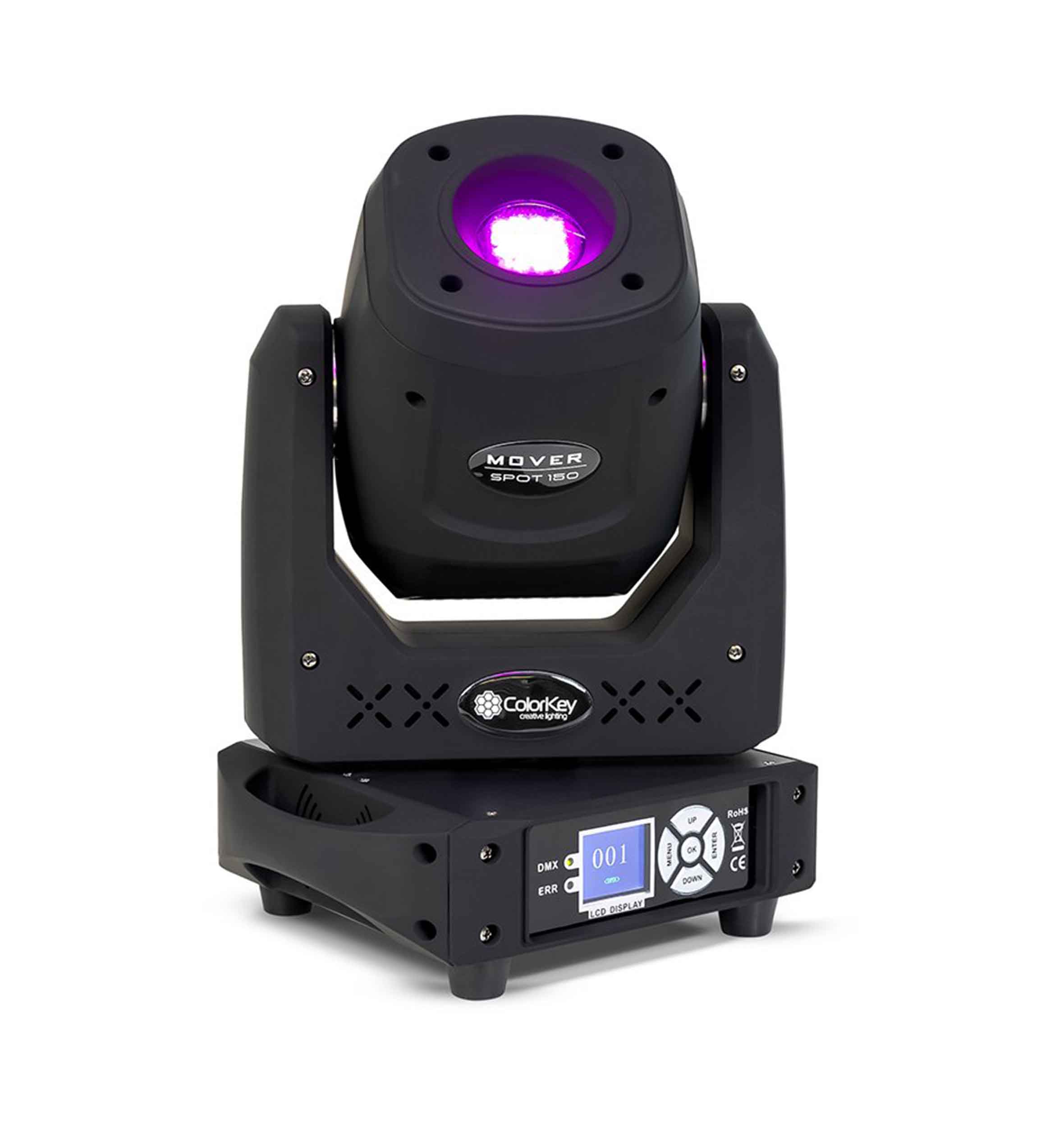 Colorkey CKU-5052 Mover Spot 150 LED Moving Head Fixture ColorKey