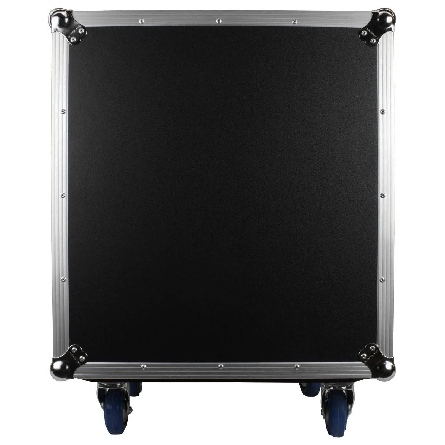 Odyssey FZS12W, 12U Shock Mount Rack Flight Case With Wheels - Hollywood DJ