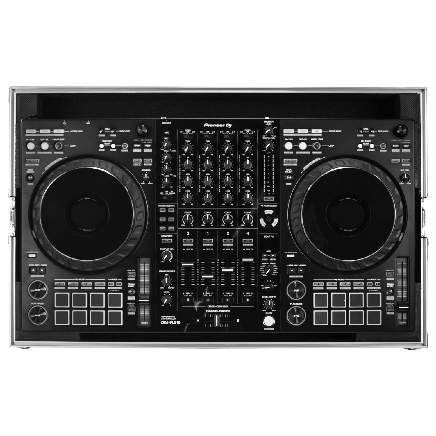 Odyssey FZFLX10M DJ Flight Case for Pioneer DJ DDJ-FLX10 - Hollywood DJ