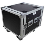 ProX T-8RSP 8U Space Shockproof Amp Rack ATA Flight Case - 20 Inch Depth - Hollywood DJ