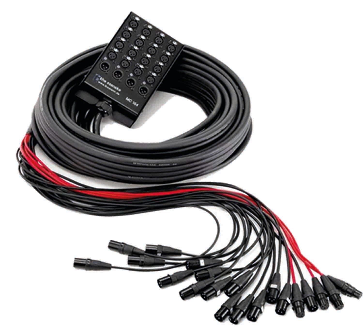 Prox XC-SB164XLR25 Stage Box Snake 16 XLR-F Input 4 XLR-M Return - 25 Feet - Hollywood DJ