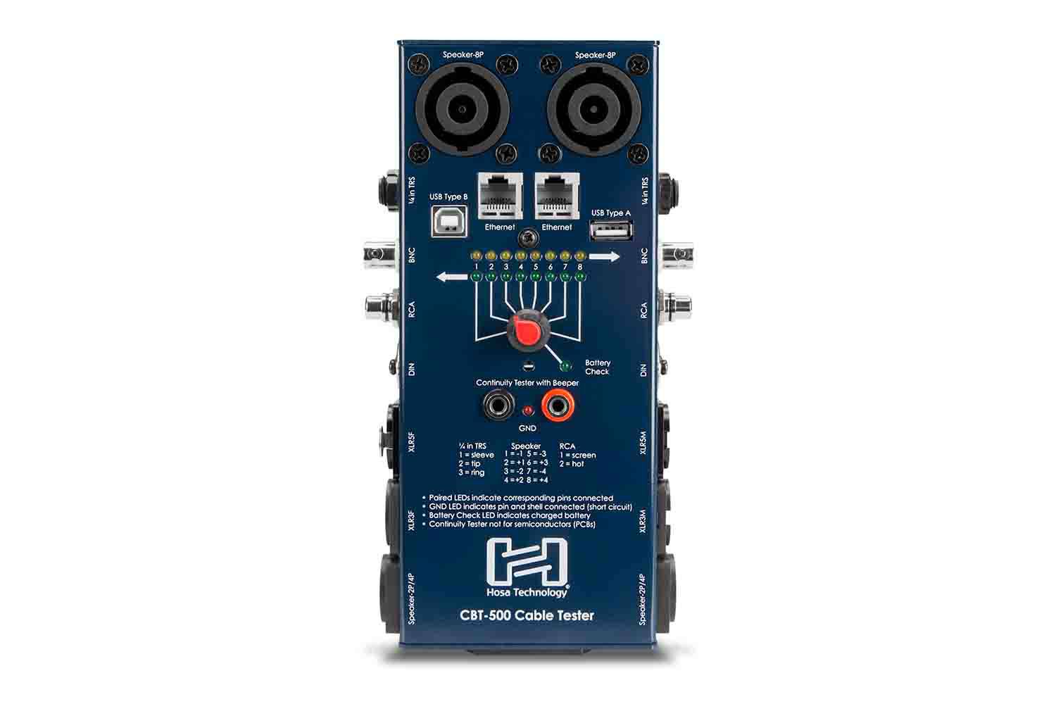 Hosa CBT-500 Audio Cable Tester - Hollywood DJ