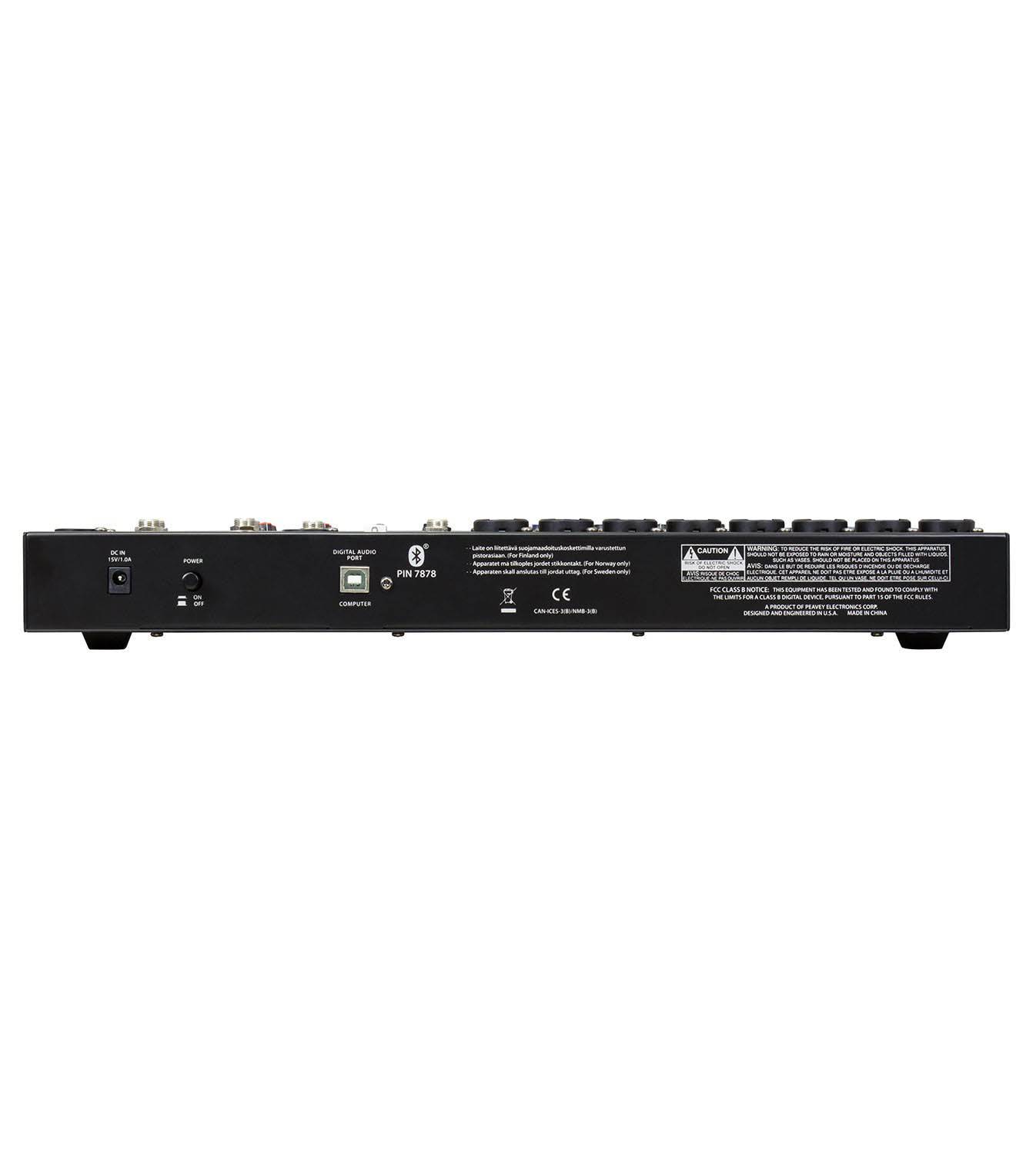 Peavey PV 14 BT 120US Compact 14 Channel DJ Mixer with Bluetooth - Hollywood DJ