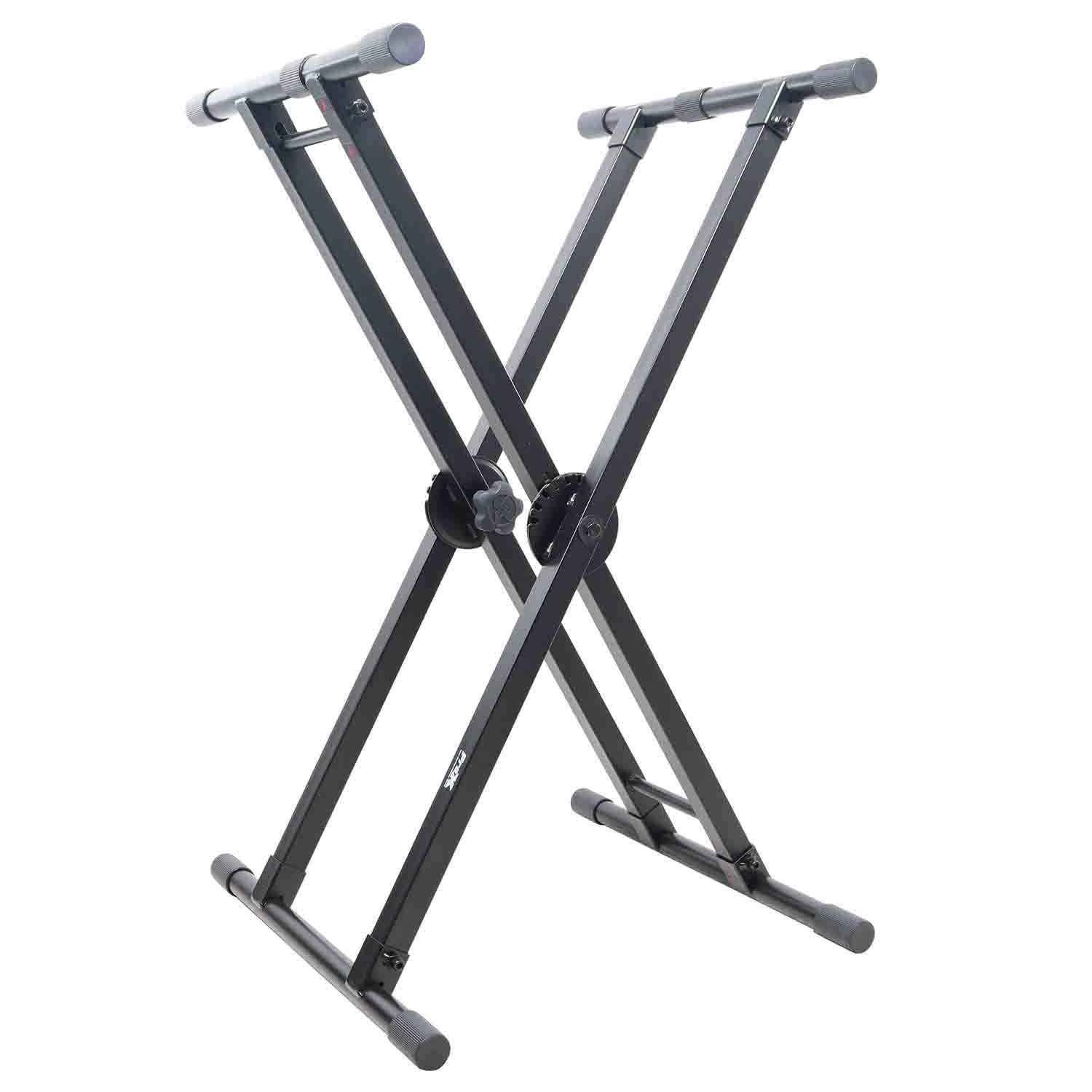 ProX X-KSD22 Dual-Locking Keyboard DJ Controller Case Stand with Squeeze to Adjust Handle - 200 lb Cap - Hollywood DJ
