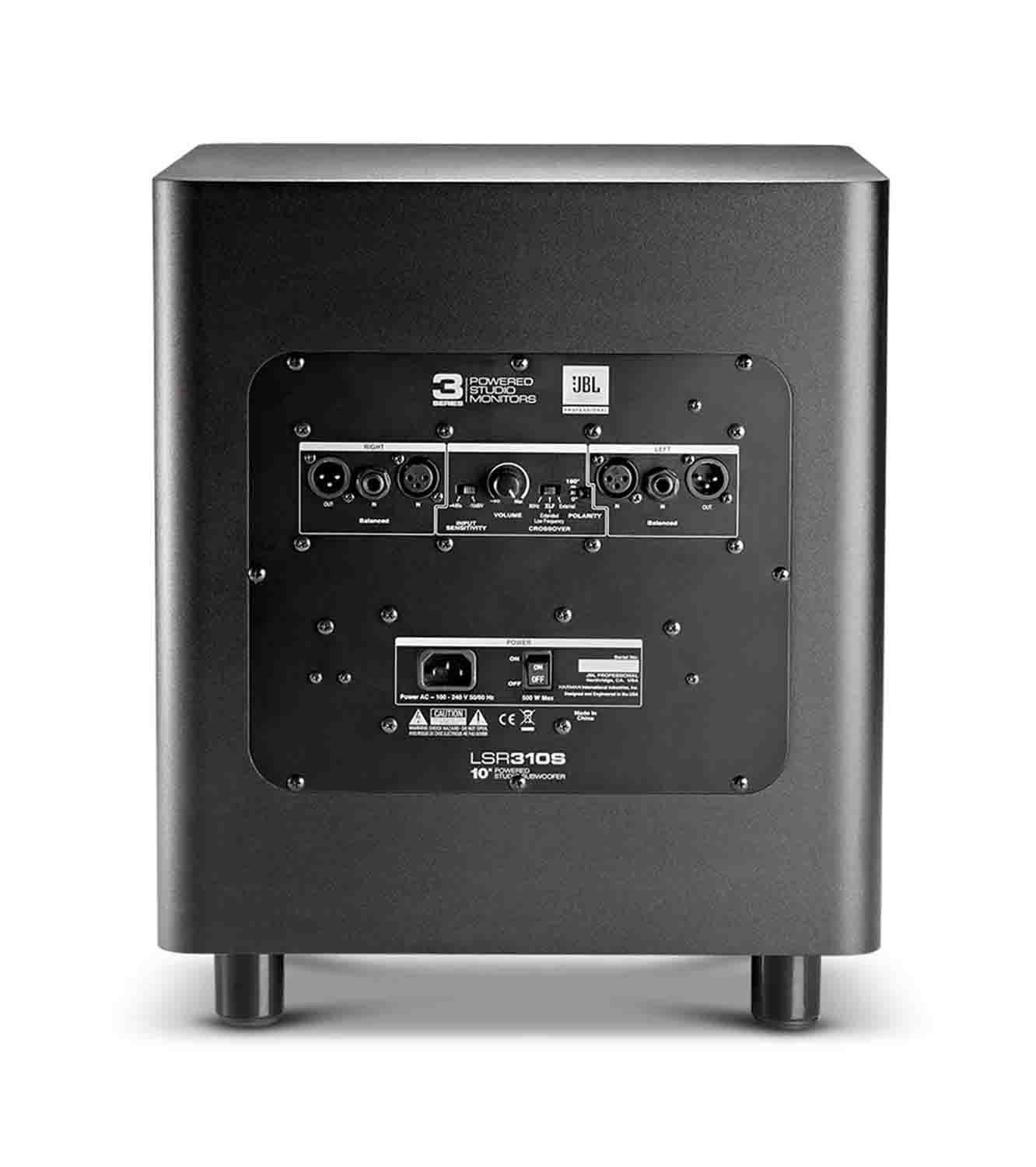 JBL LSR310S, 10" Powered Studio Subwoofer - Hollywood DJ