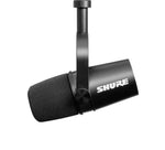 Shure Podcast Package with MV7 Podcast Microphone and Gator 3000 Microphone Boom Stand - Hollywood DJ