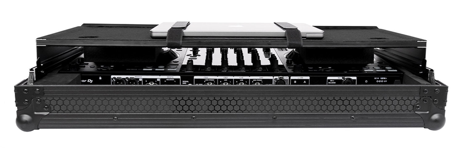 Headliner HL10012 Pitch Black Flight Case for DDJ-FLX10 with Laptop Platform - Hollywood DJ