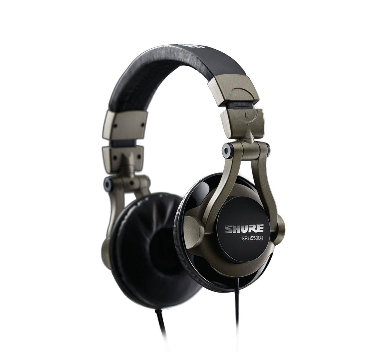 Shure SRH550DJ Professional Quality DJ Headphones - Hollywood DJ