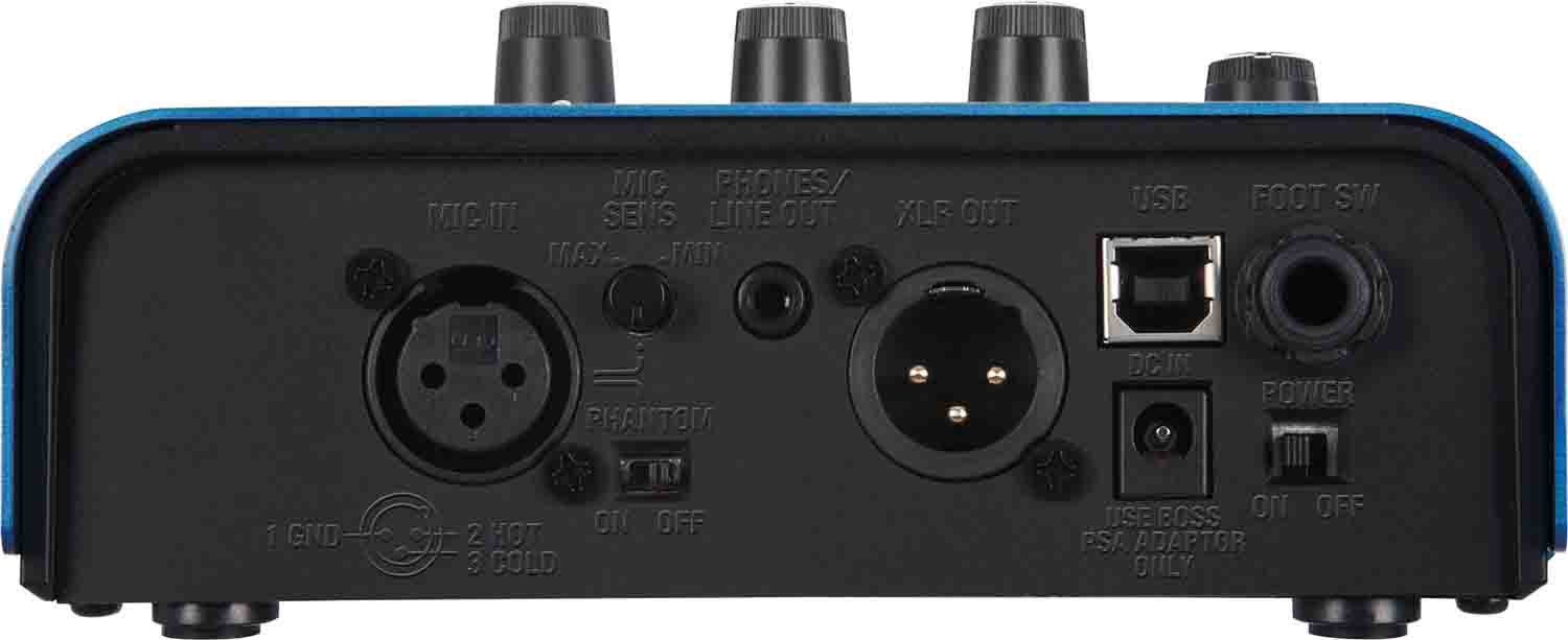 Open Box: BOSS VE-1 Vocal Echo Pedal - Blue - Hollywood DJ