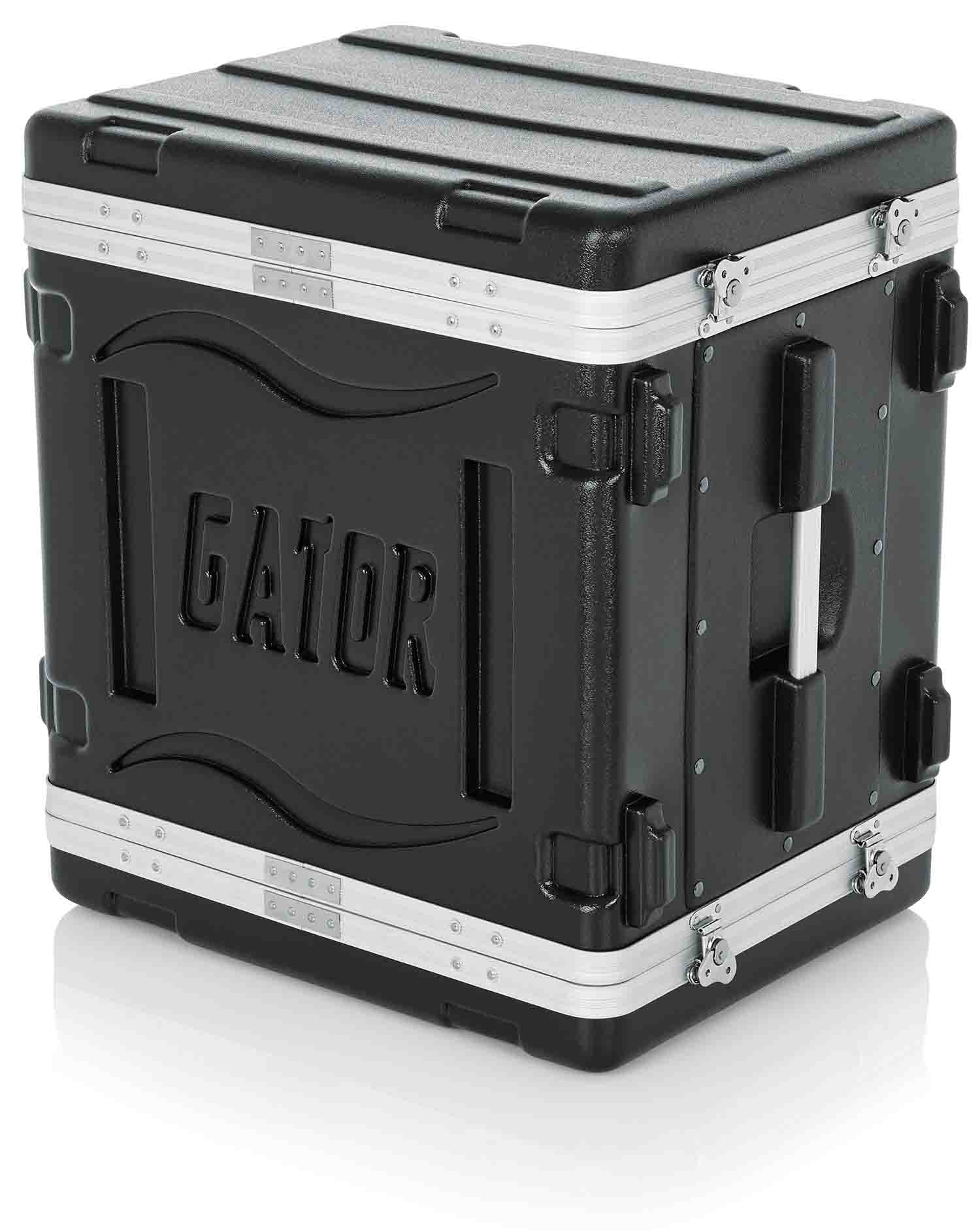 Gator Cases GR-8L Standard Molded 8U Audio Rack Case 19″ Deep - Hollywood DJ